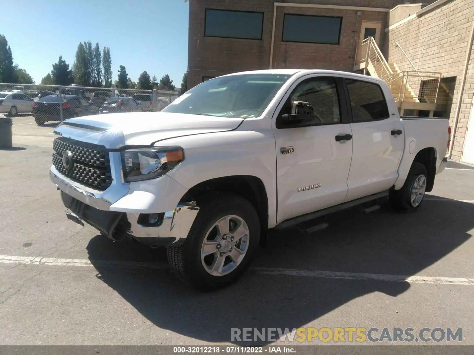 2 Photograph of a damaged car 5TFDY5F12MX025213 TOYOTA TUNDRA 4WD 2021