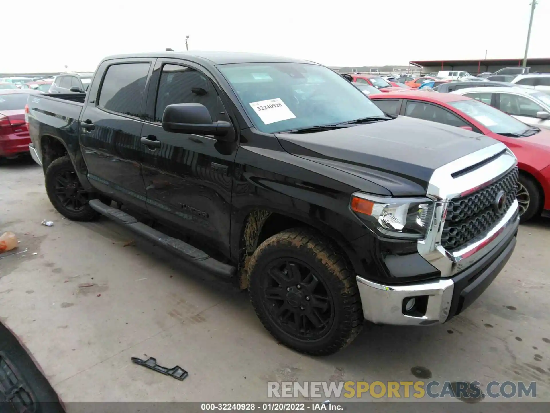 1 Photograph of a damaged car 5TFDY5F12MX039435 TOYOTA TUNDRA 4WD 2021