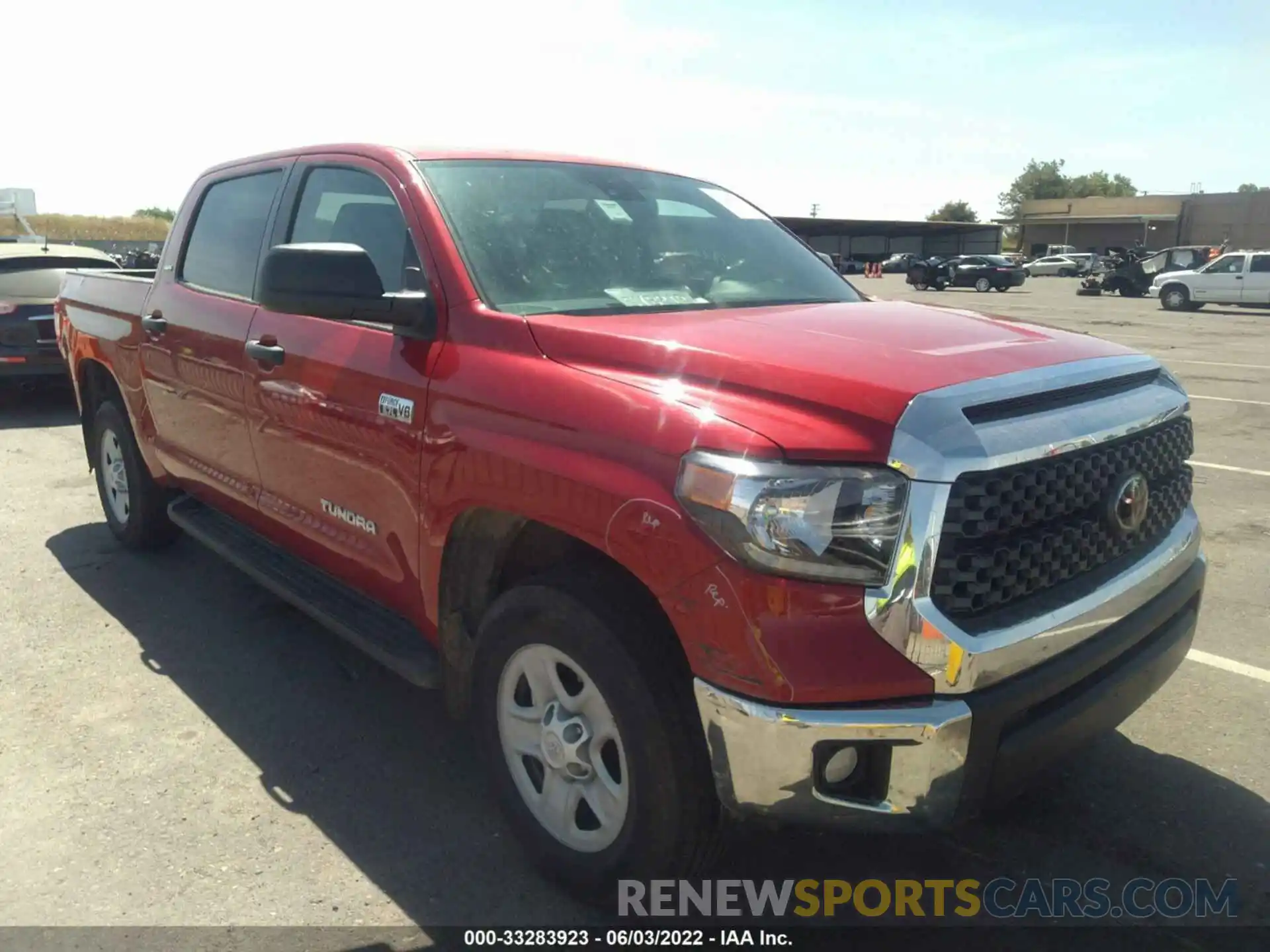 1 Photograph of a damaged car 5TFDY5F13MX018870 TOYOTA TUNDRA 4WD 2021