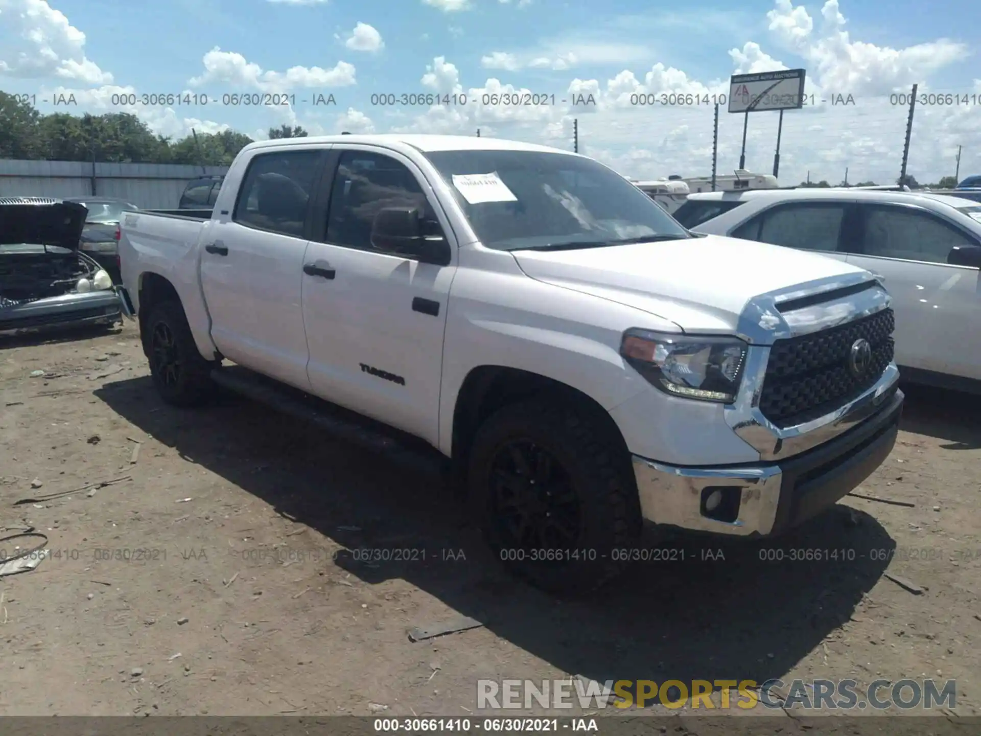 1 Photograph of a damaged car 5TFDY5F13MX968291 TOYOTA TUNDRA 4WD 2021