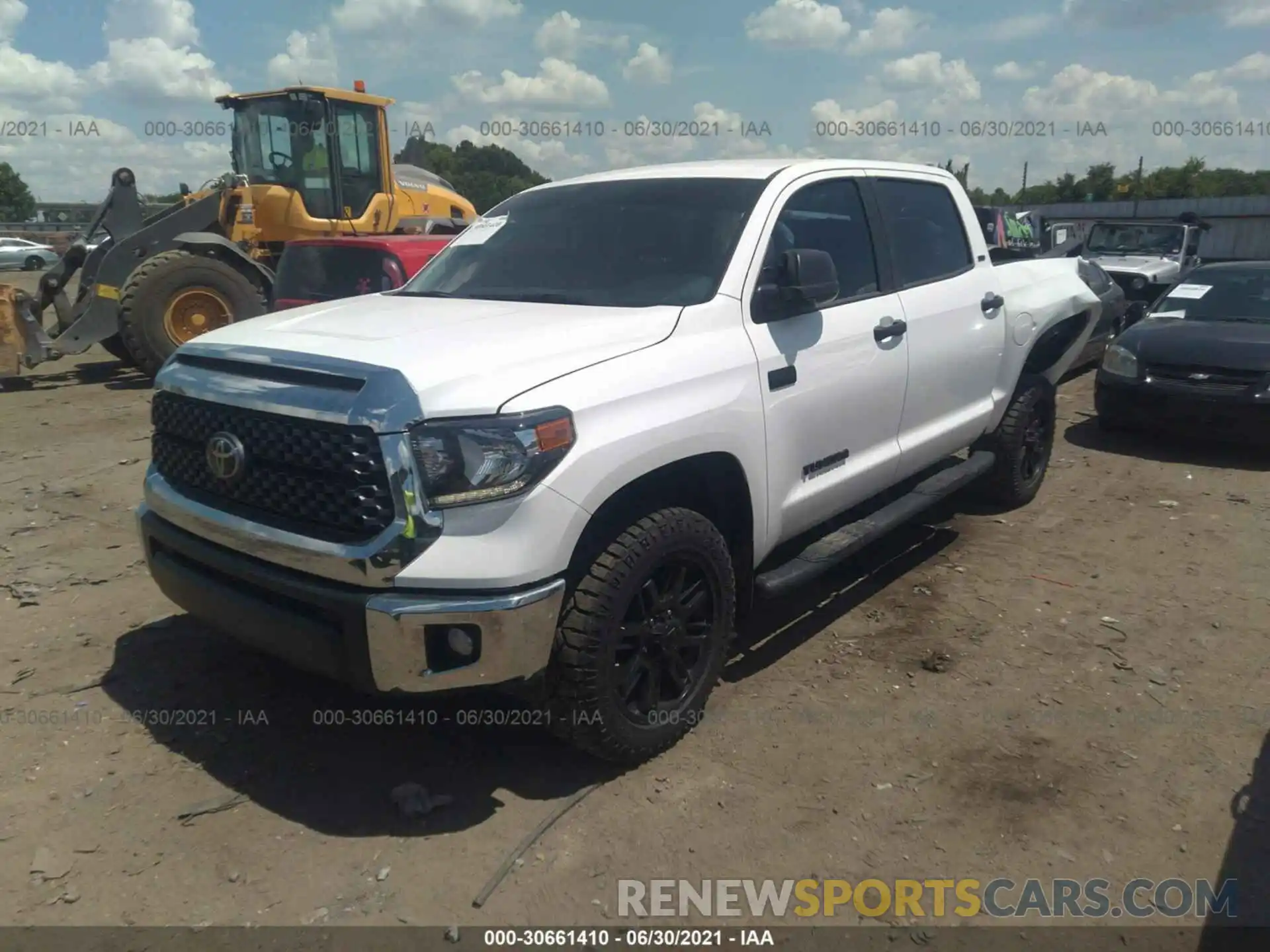 2 Photograph of a damaged car 5TFDY5F13MX968291 TOYOTA TUNDRA 4WD 2021