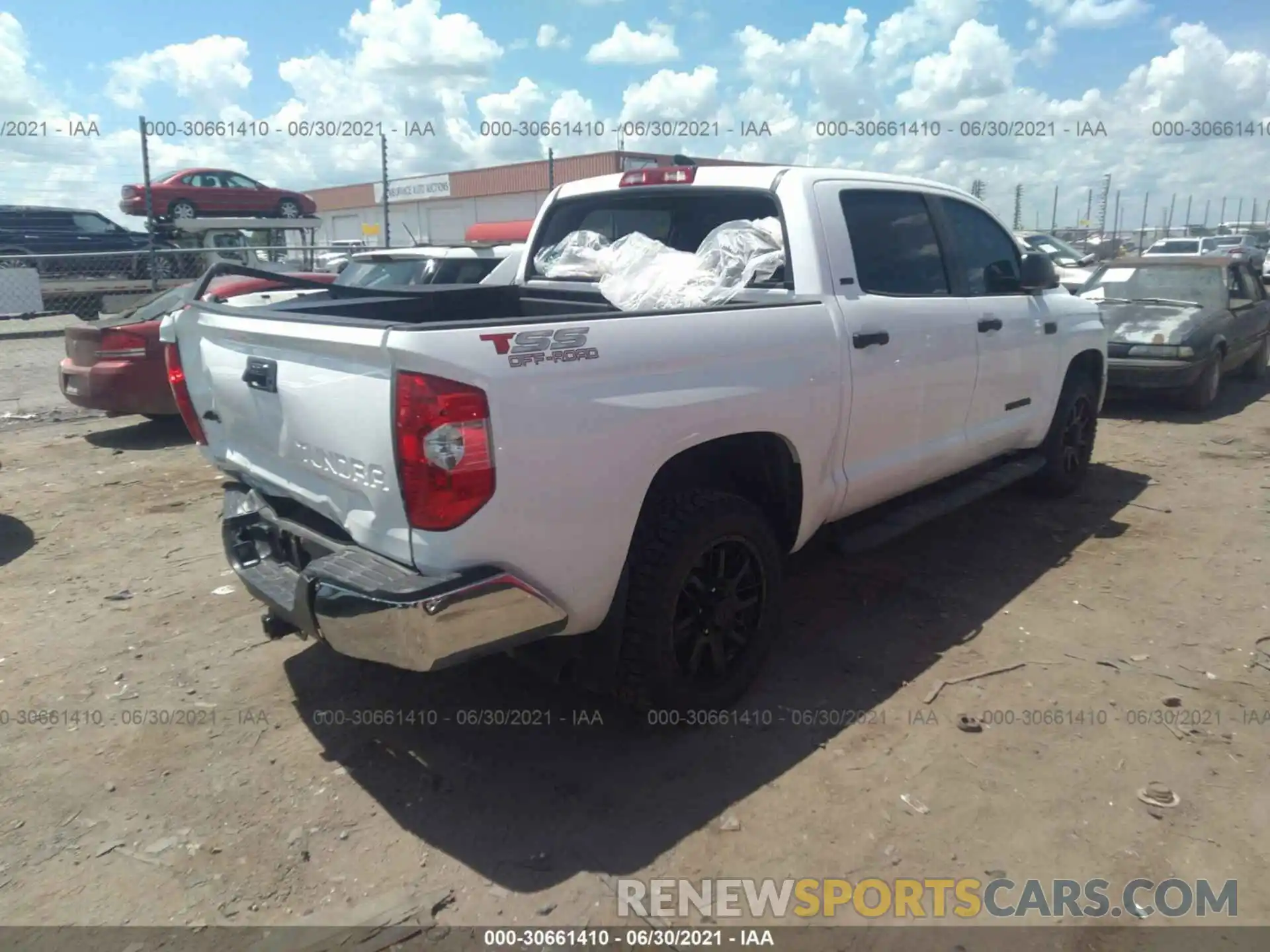 4 Фотография поврежденного автомобиля 5TFDY5F13MX968291 TOYOTA TUNDRA 4WD 2021