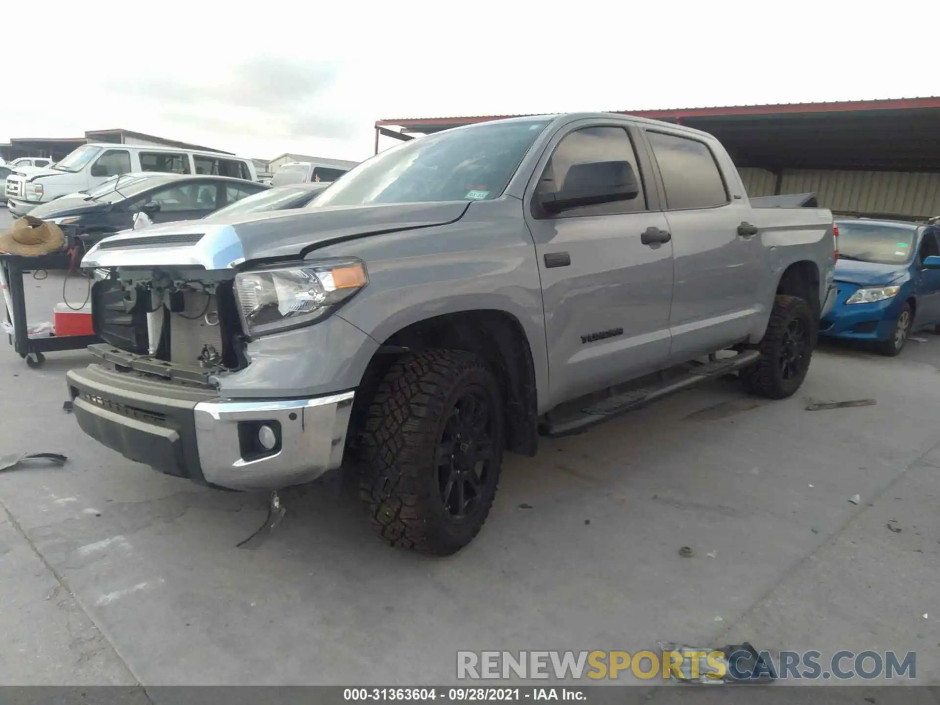 2 Photograph of a damaged car 5TFDY5F14MX008624 TOYOTA TUNDRA 4WD 2021