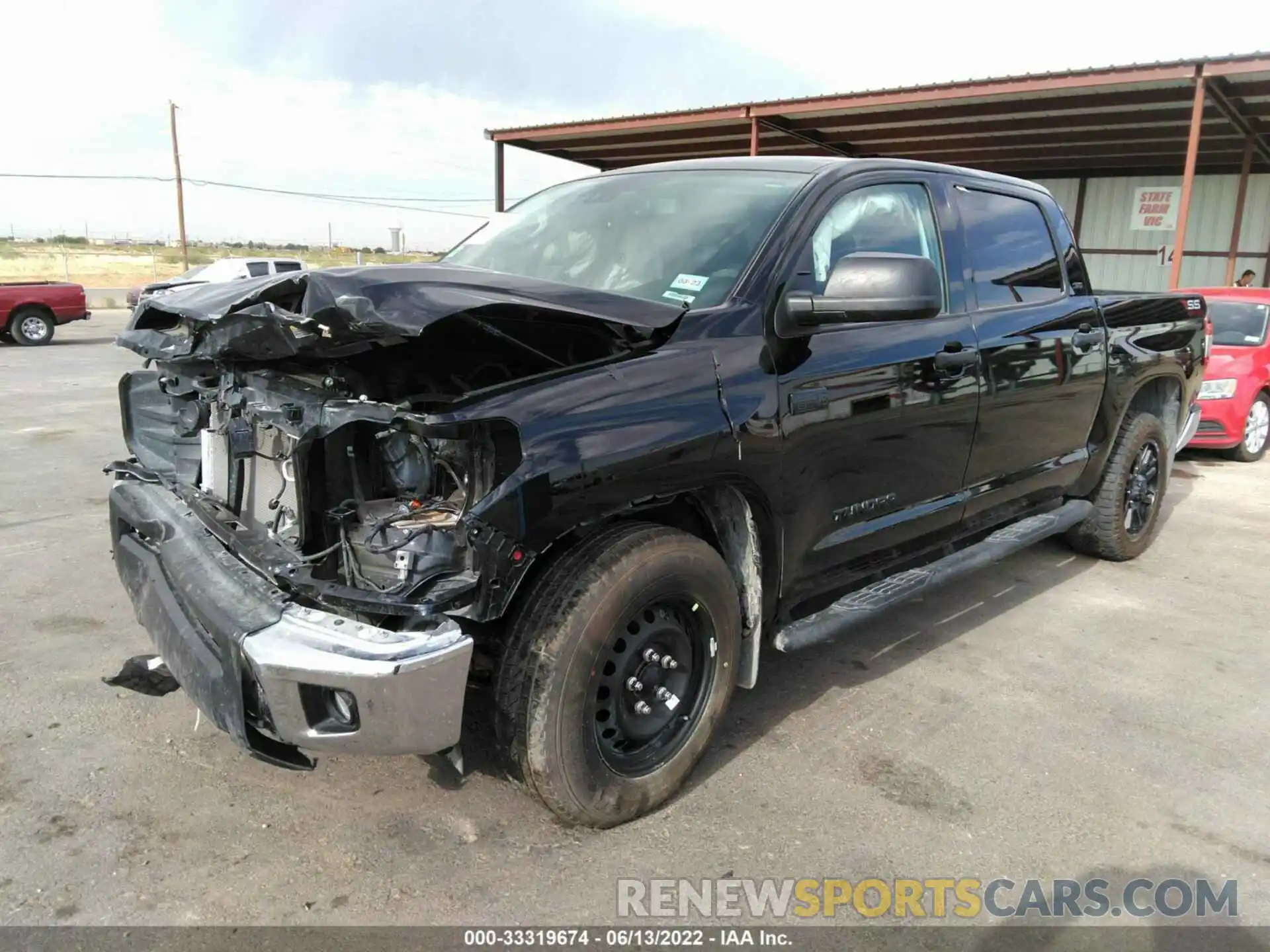 2 Фотография поврежденного автомобиля 5TFDY5F14MX008784 TOYOTA TUNDRA 4WD 2021