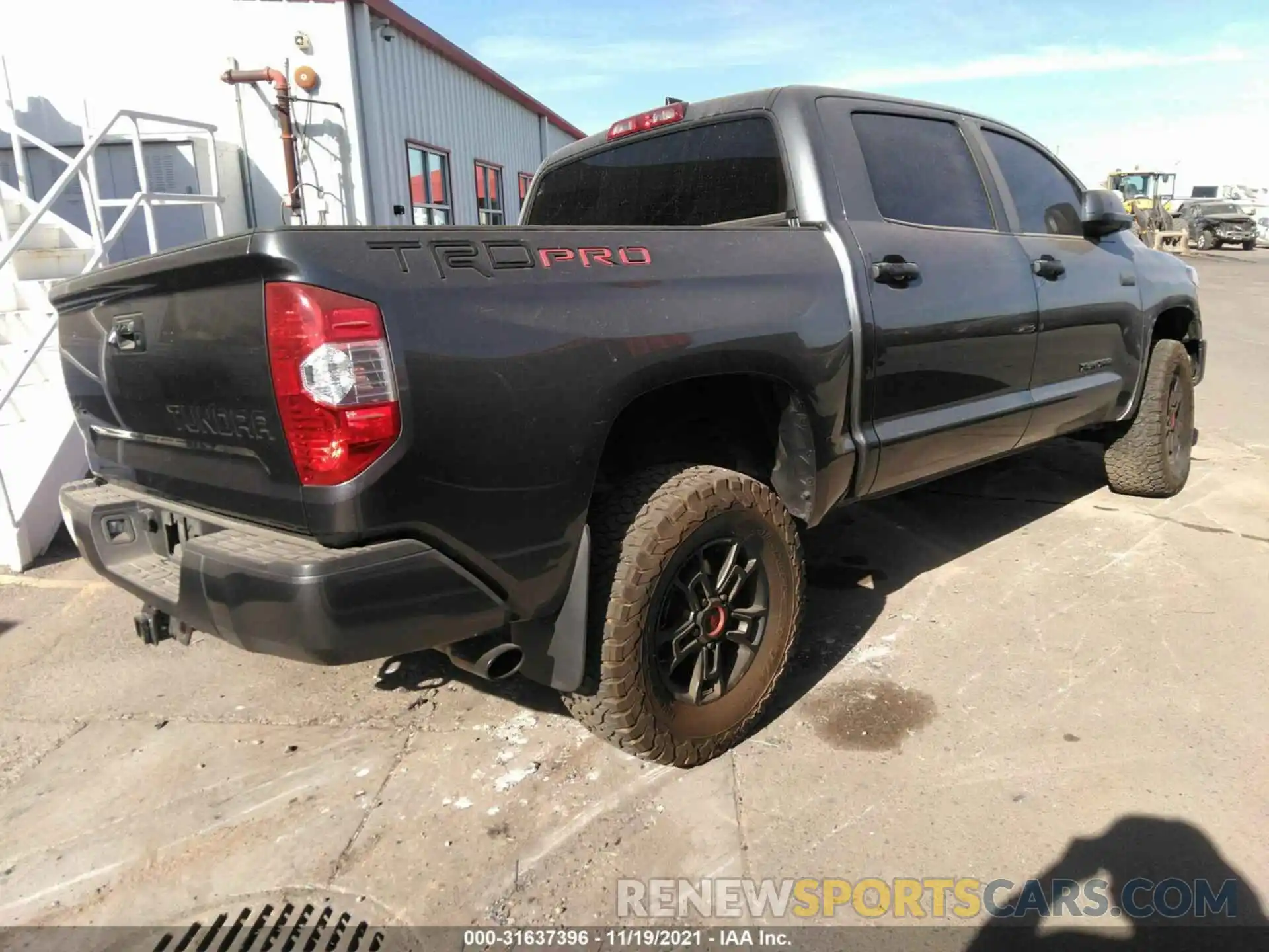 4 Фотография поврежденного автомобиля 5TFDY5F14MX016707 TOYOTA TUNDRA 4WD 2021