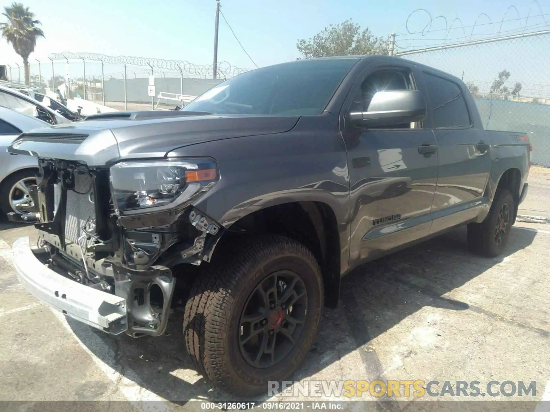 2 Photograph of a damaged car 5TFDY5F14MX025391 TOYOTA TUNDRA 4WD 2021