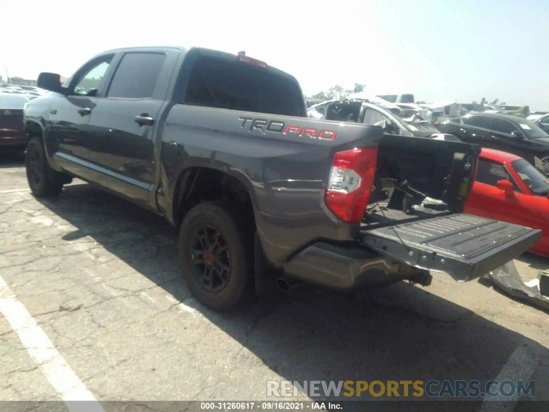 3 Photograph of a damaged car 5TFDY5F14MX025391 TOYOTA TUNDRA 4WD 2021