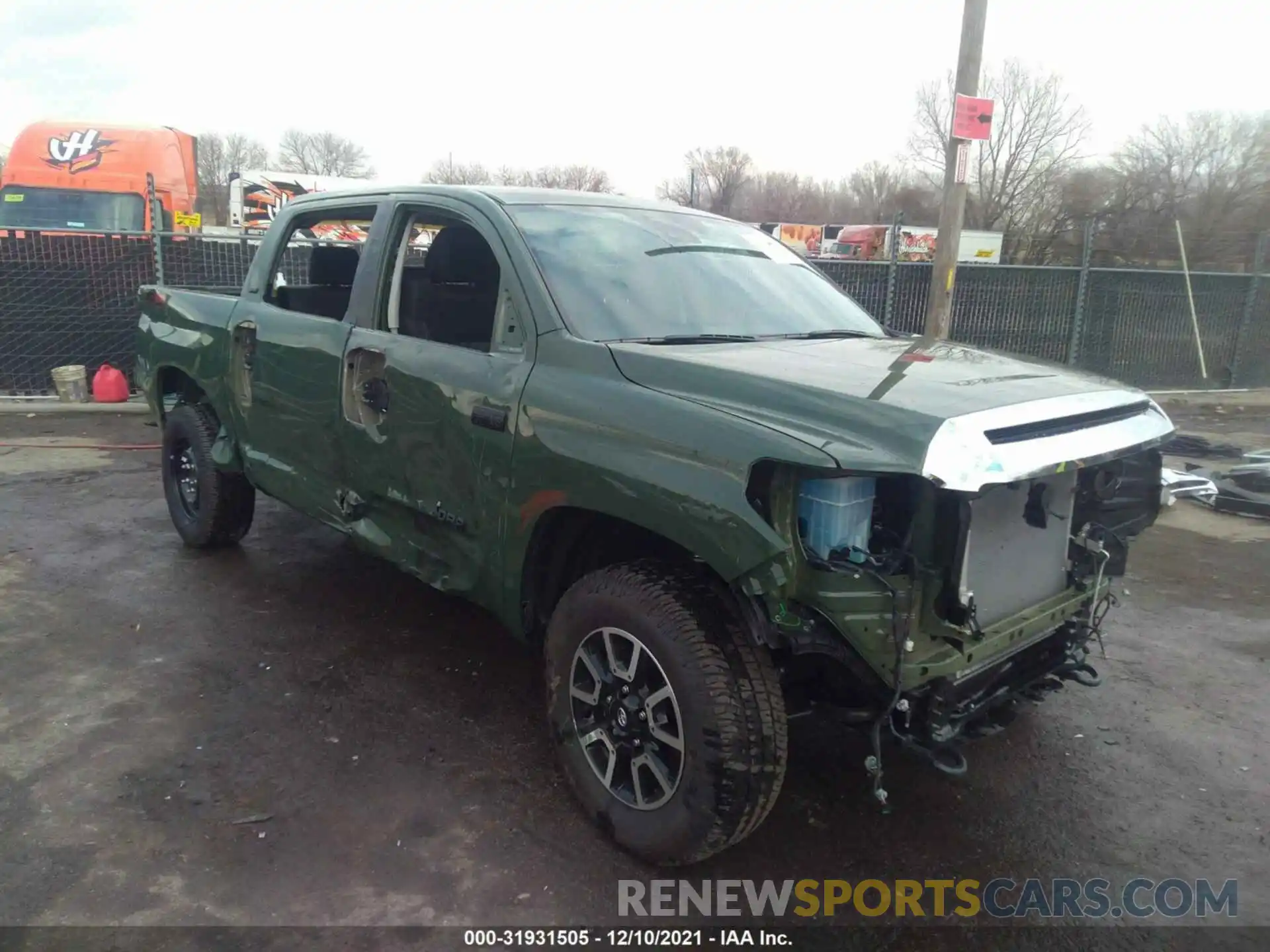 1 Photograph of a damaged car 5TFDY5F14MX035435 TOYOTA TUNDRA 4WD 2021