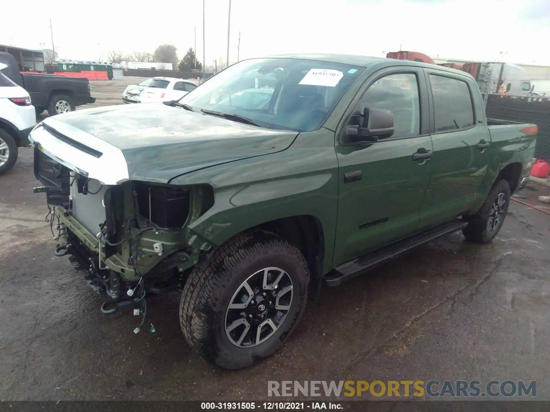 2 Photograph of a damaged car 5TFDY5F14MX035435 TOYOTA TUNDRA 4WD 2021