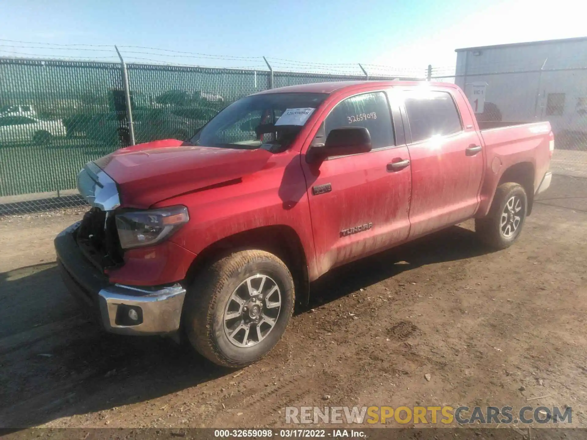 2 Фотография поврежденного автомобиля 5TFDY5F14MX962564 TOYOTA TUNDRA 4WD 2021