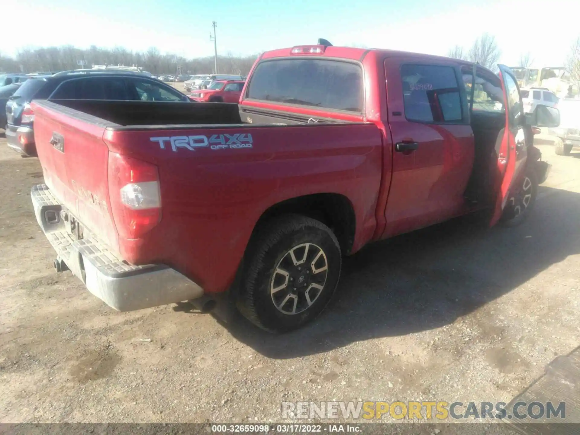 4 Фотография поврежденного автомобиля 5TFDY5F14MX962564 TOYOTA TUNDRA 4WD 2021