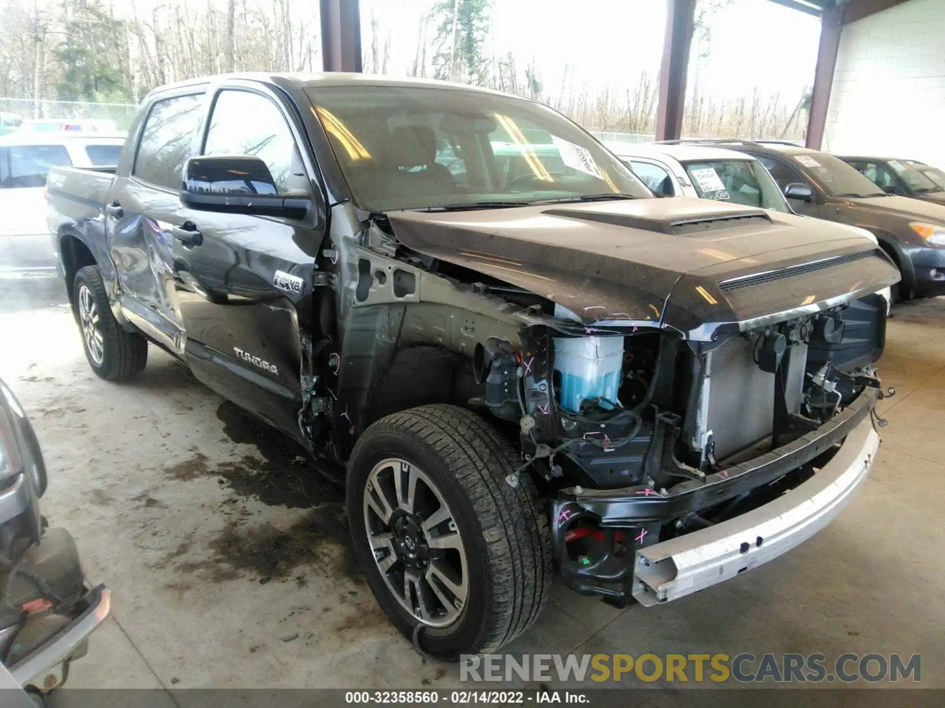 1 Photograph of a damaged car 5TFDY5F14MX973385 TOYOTA TUNDRA 4WD 2021