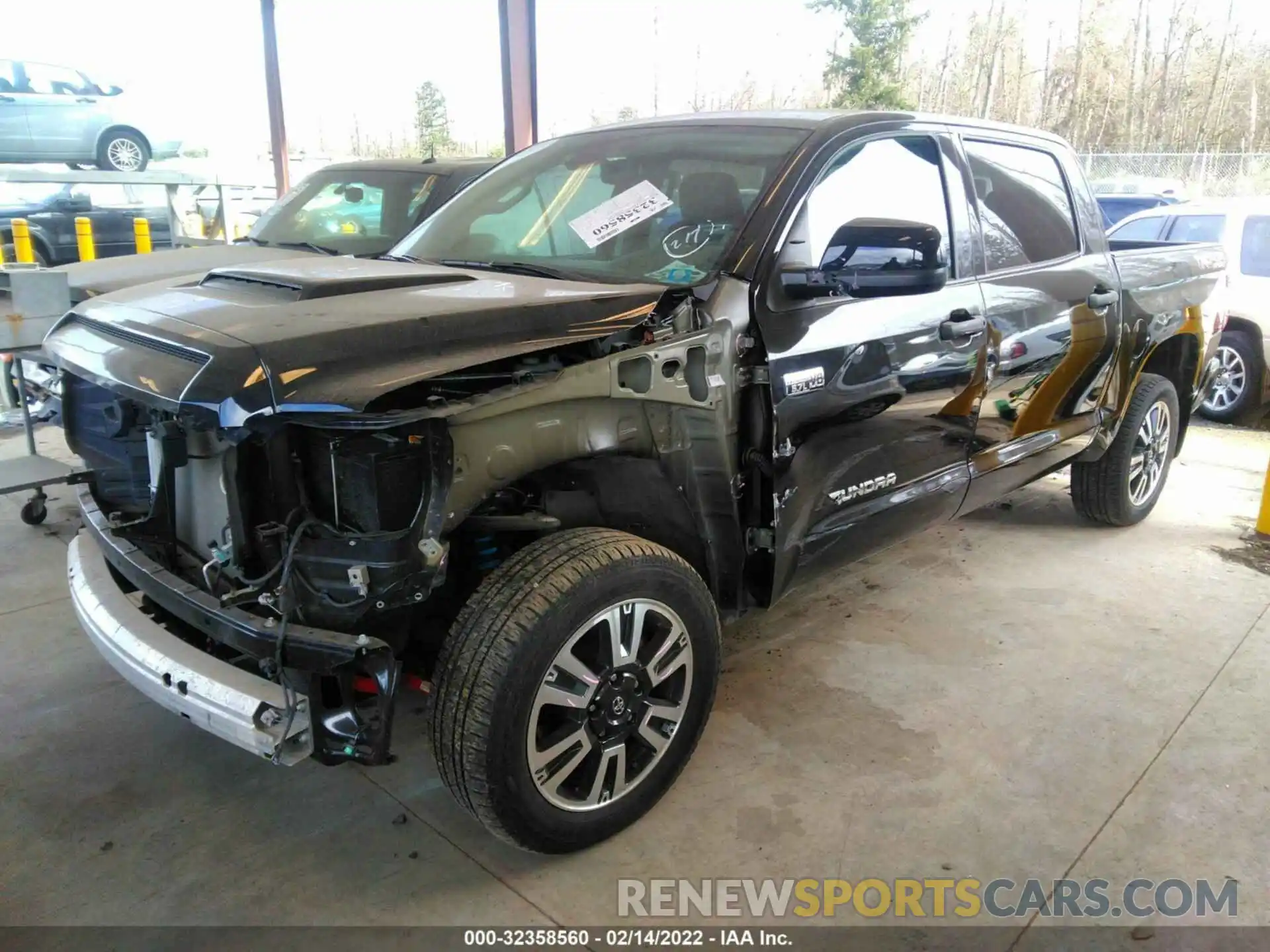 2 Photograph of a damaged car 5TFDY5F14MX973385 TOYOTA TUNDRA 4WD 2021