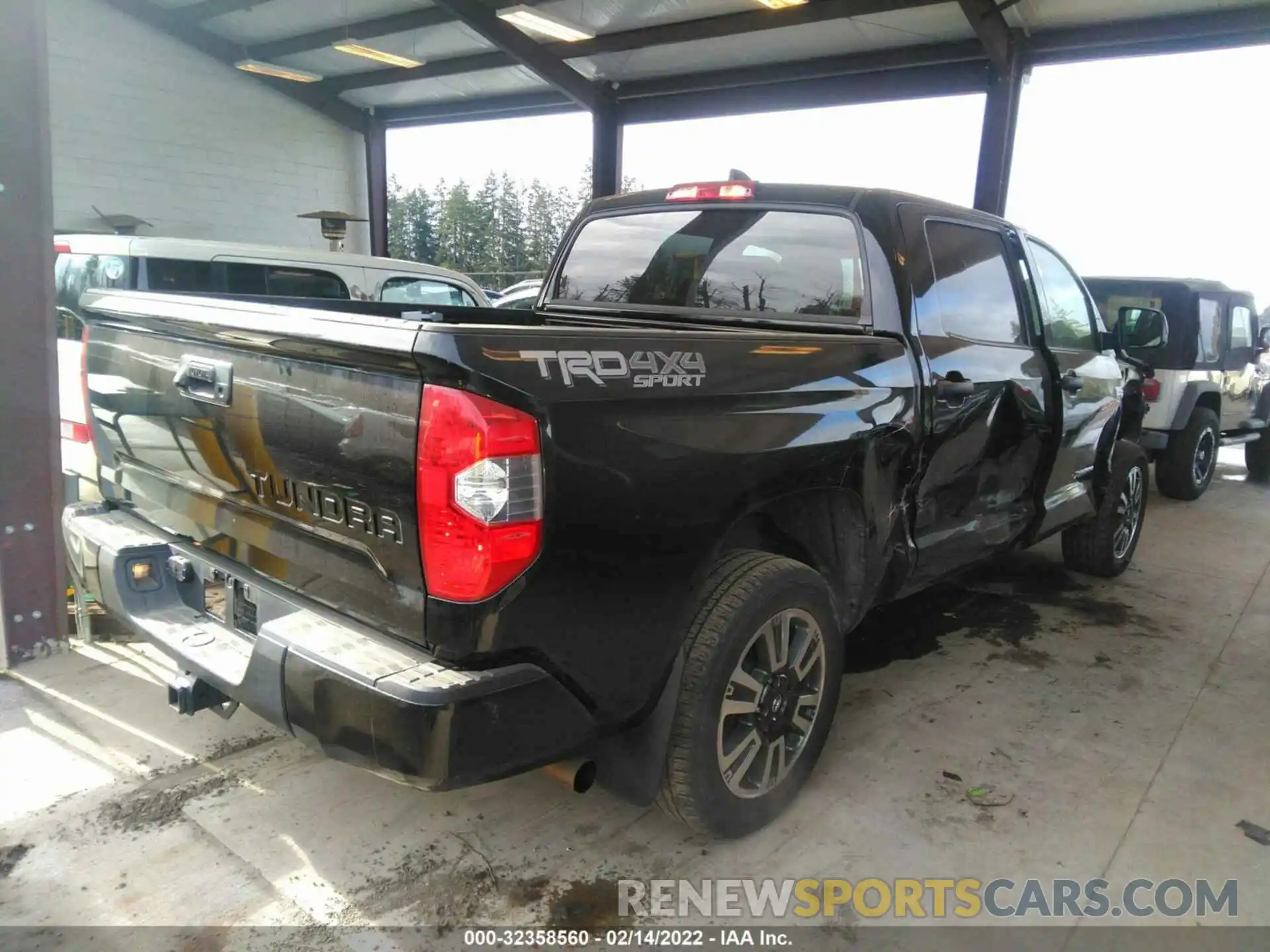 4 Фотография поврежденного автомобиля 5TFDY5F14MX973385 TOYOTA TUNDRA 4WD 2021