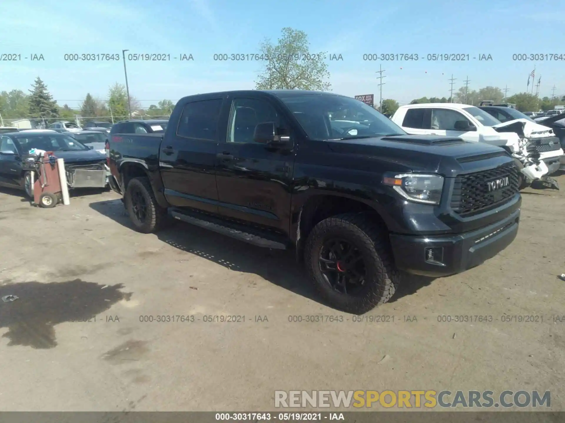 1 Photograph of a damaged car 5TFDY5F14MX978778 TOYOTA TUNDRA 4WD 2021