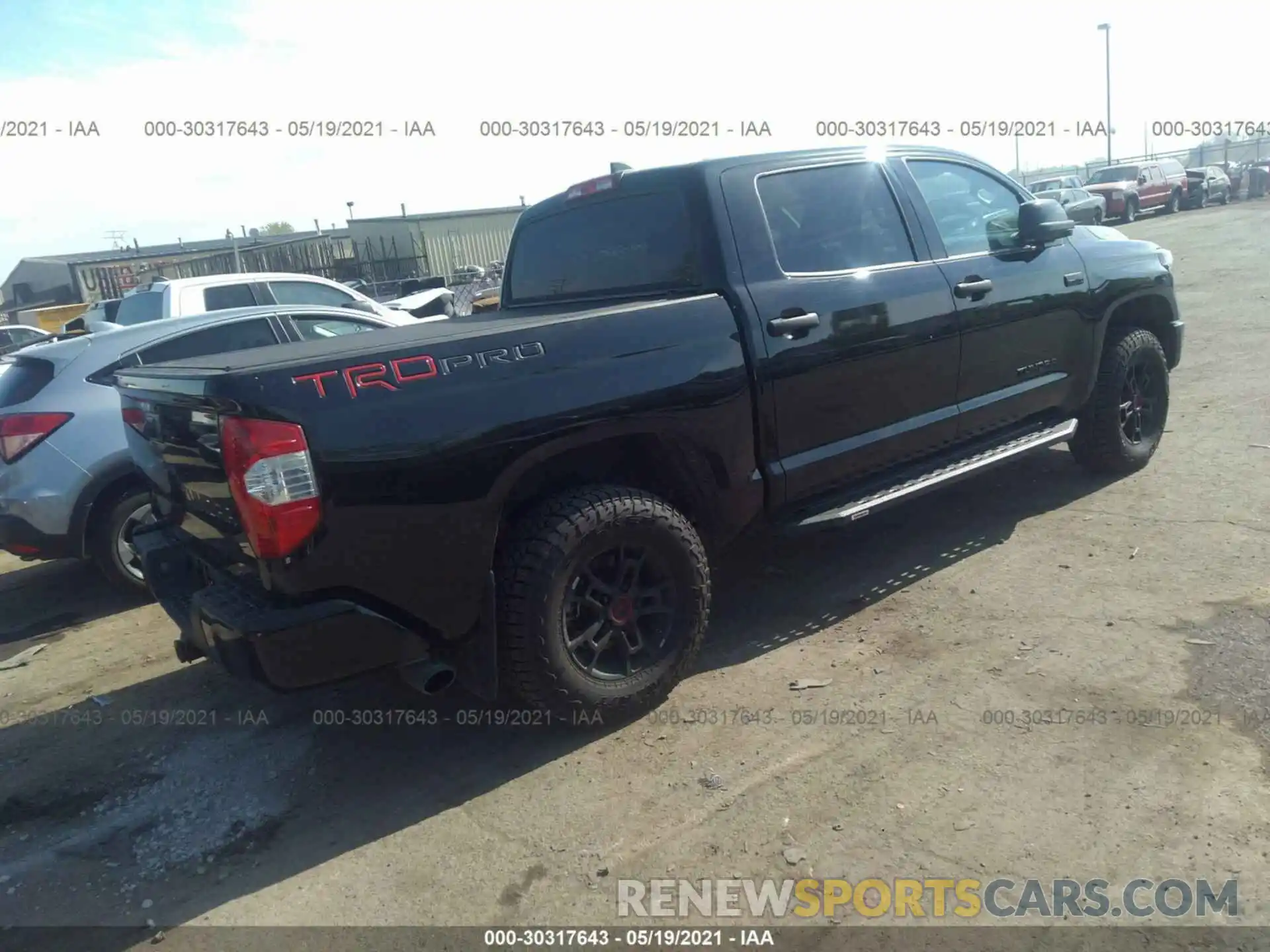 4 Фотография поврежденного автомобиля 5TFDY5F14MX978778 TOYOTA TUNDRA 4WD 2021