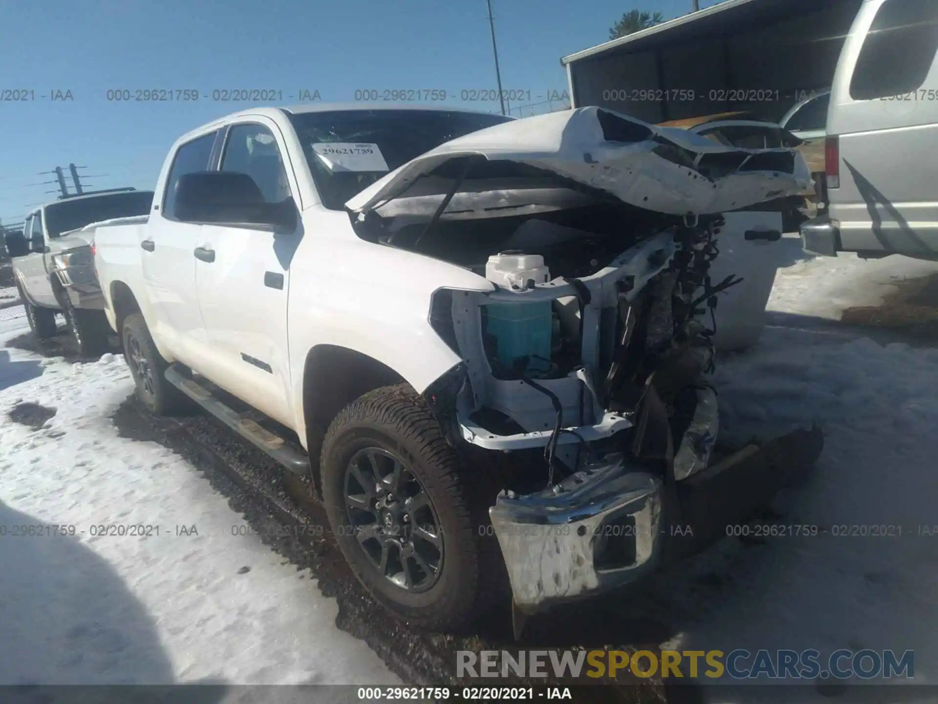 1 Photograph of a damaged car 5TFDY5F14MX984323 TOYOTA TUNDRA 4WD 2021