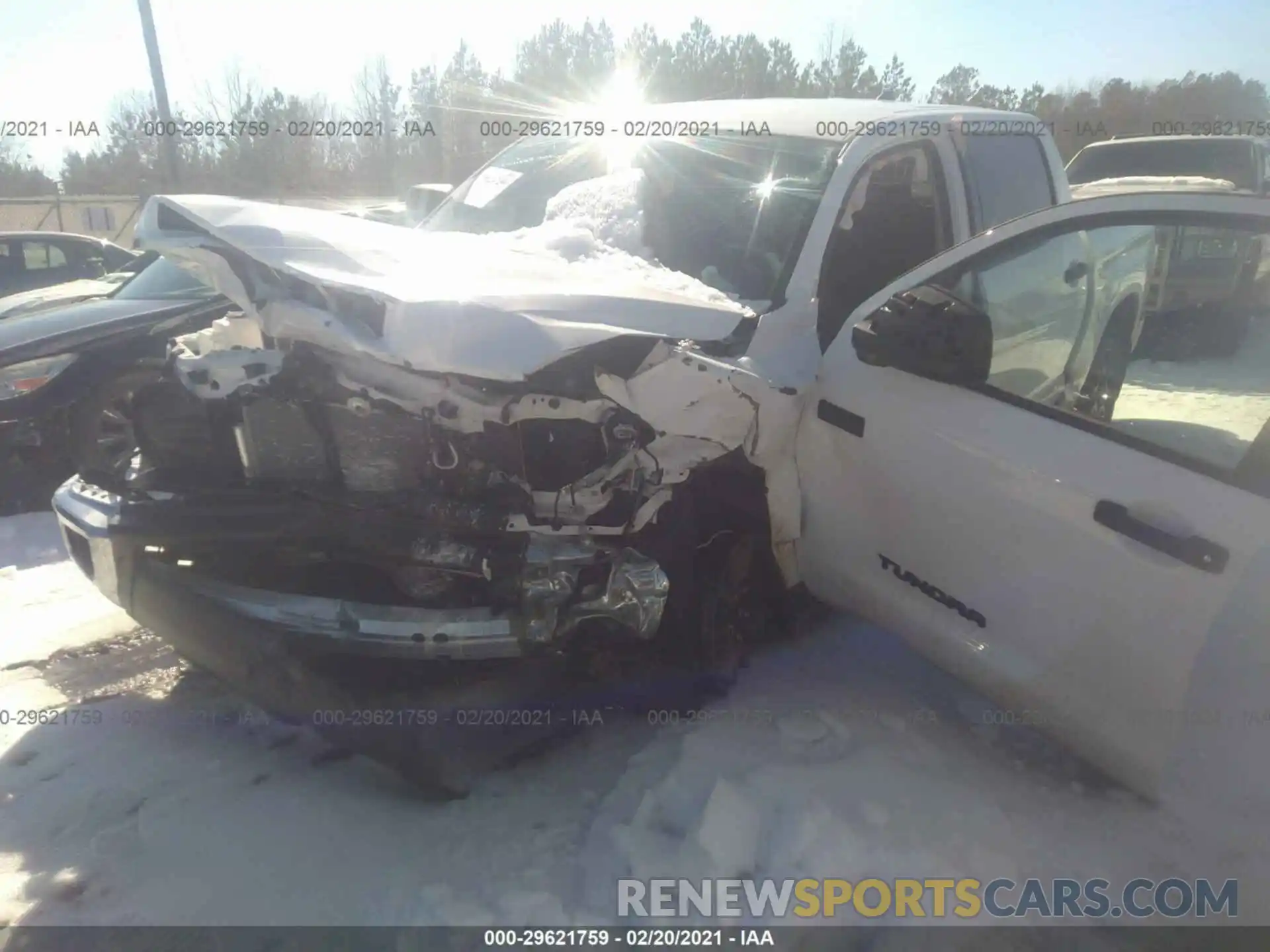 2 Photograph of a damaged car 5TFDY5F14MX984323 TOYOTA TUNDRA 4WD 2021