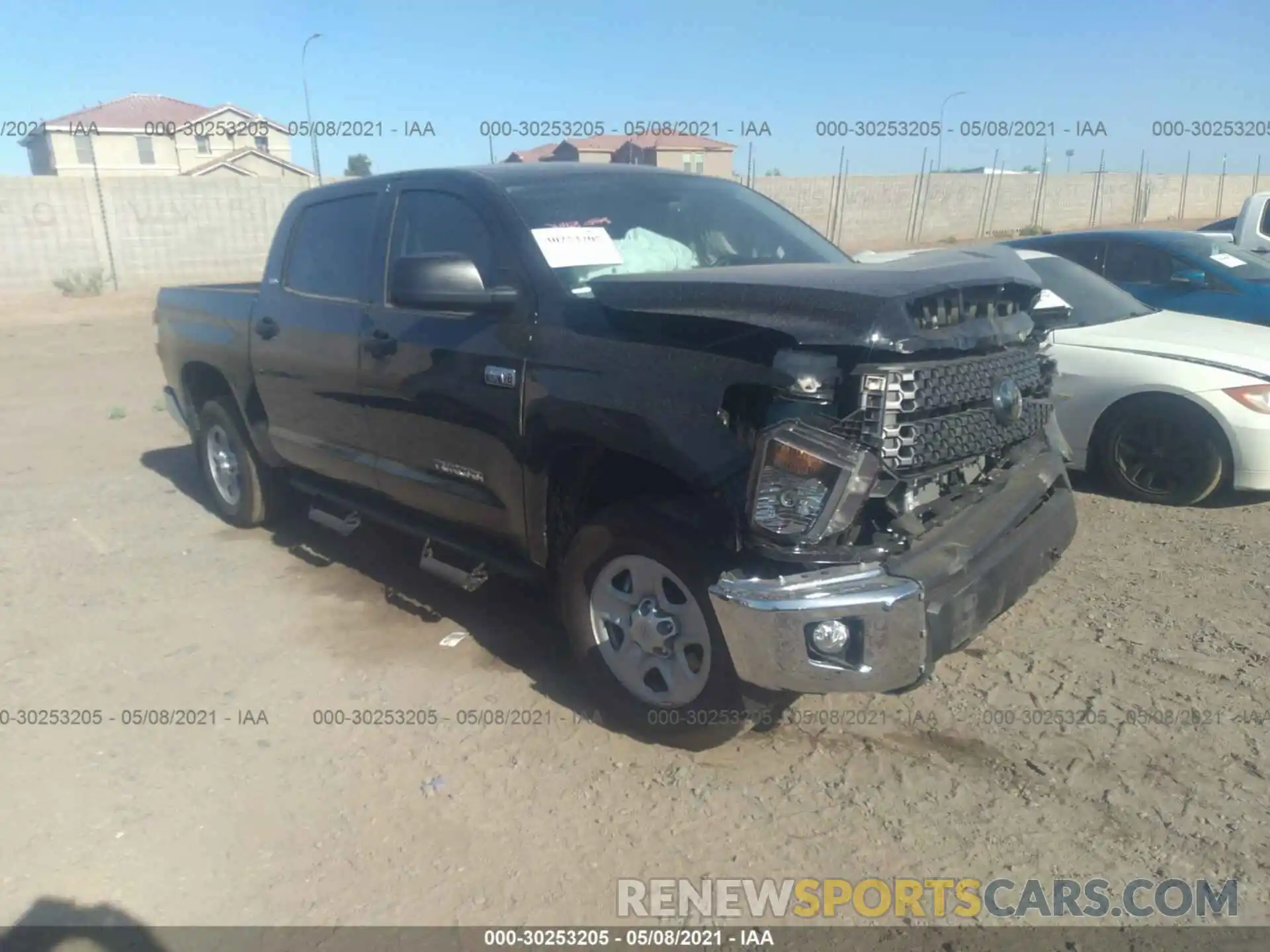 1 Photograph of a damaged car 5TFDY5F14MX992311 TOYOTA TUNDRA 4WD 2021