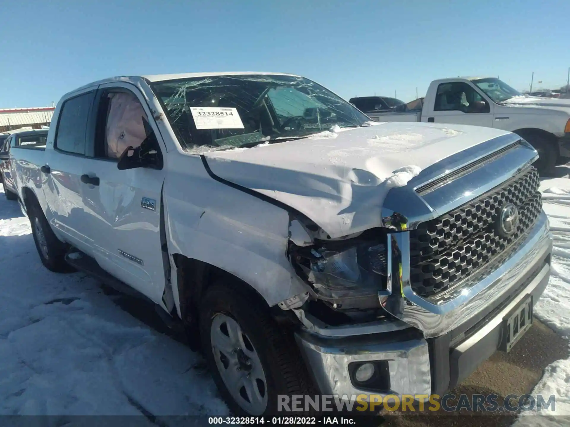 1 Photograph of a damaged car 5TFDY5F15MX018630 TOYOTA TUNDRA 4WD 2021