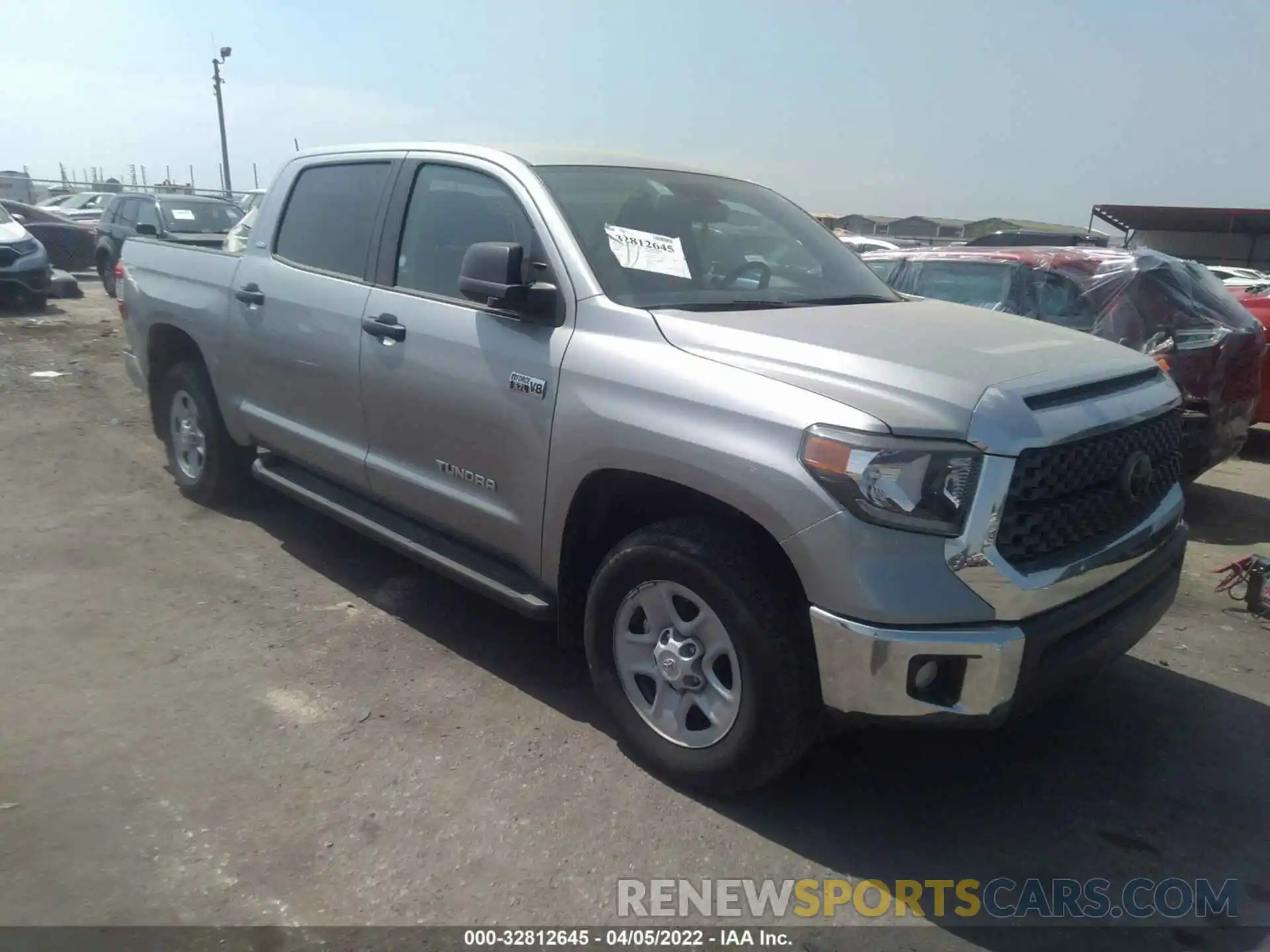 1 Photograph of a damaged car 5TFDY5F15MX020684 TOYOTA TUNDRA 4WD 2021