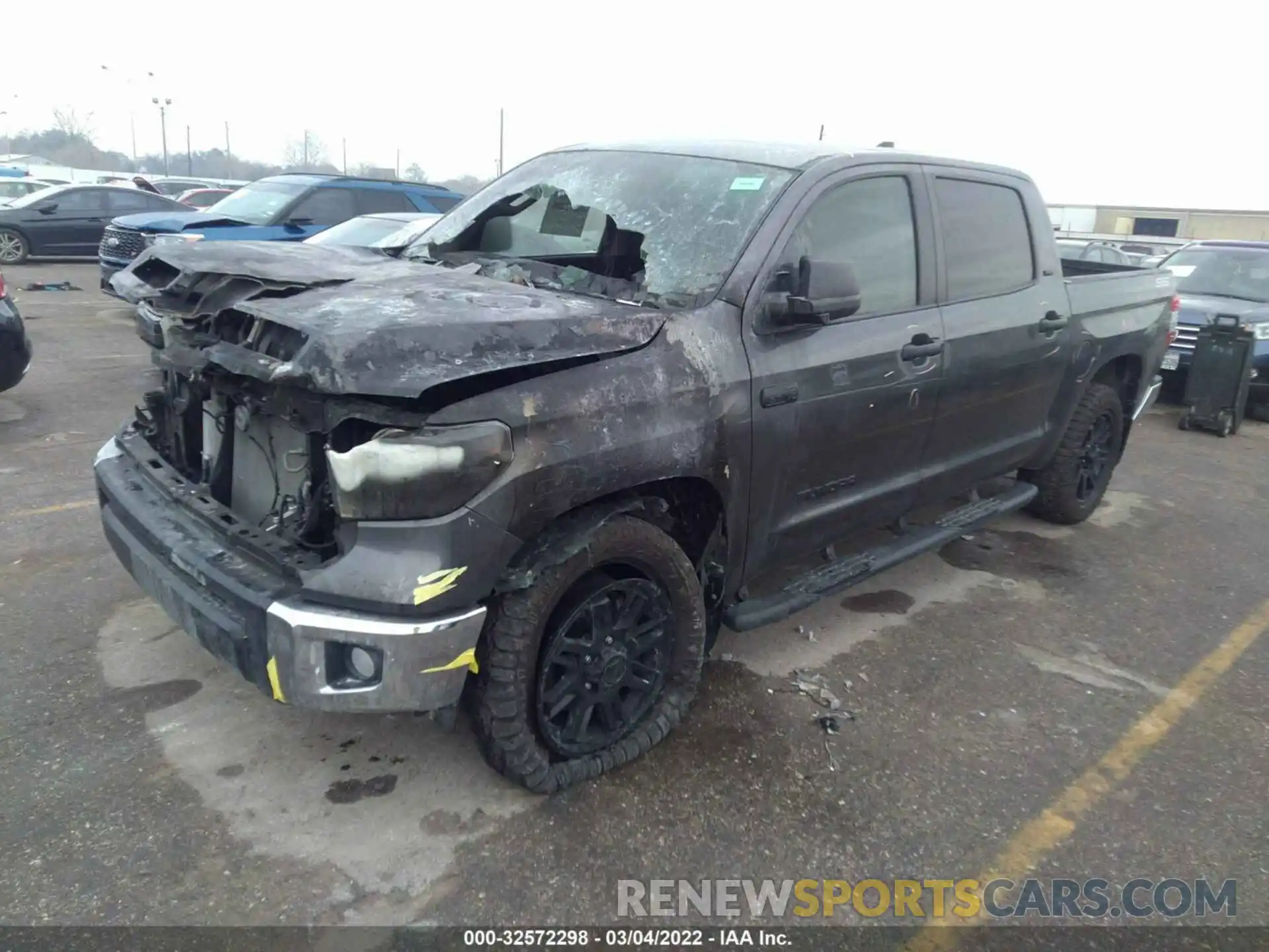 2 Photograph of a damaged car 5TFDY5F15MX960130 TOYOTA TUNDRA 4WD 2021