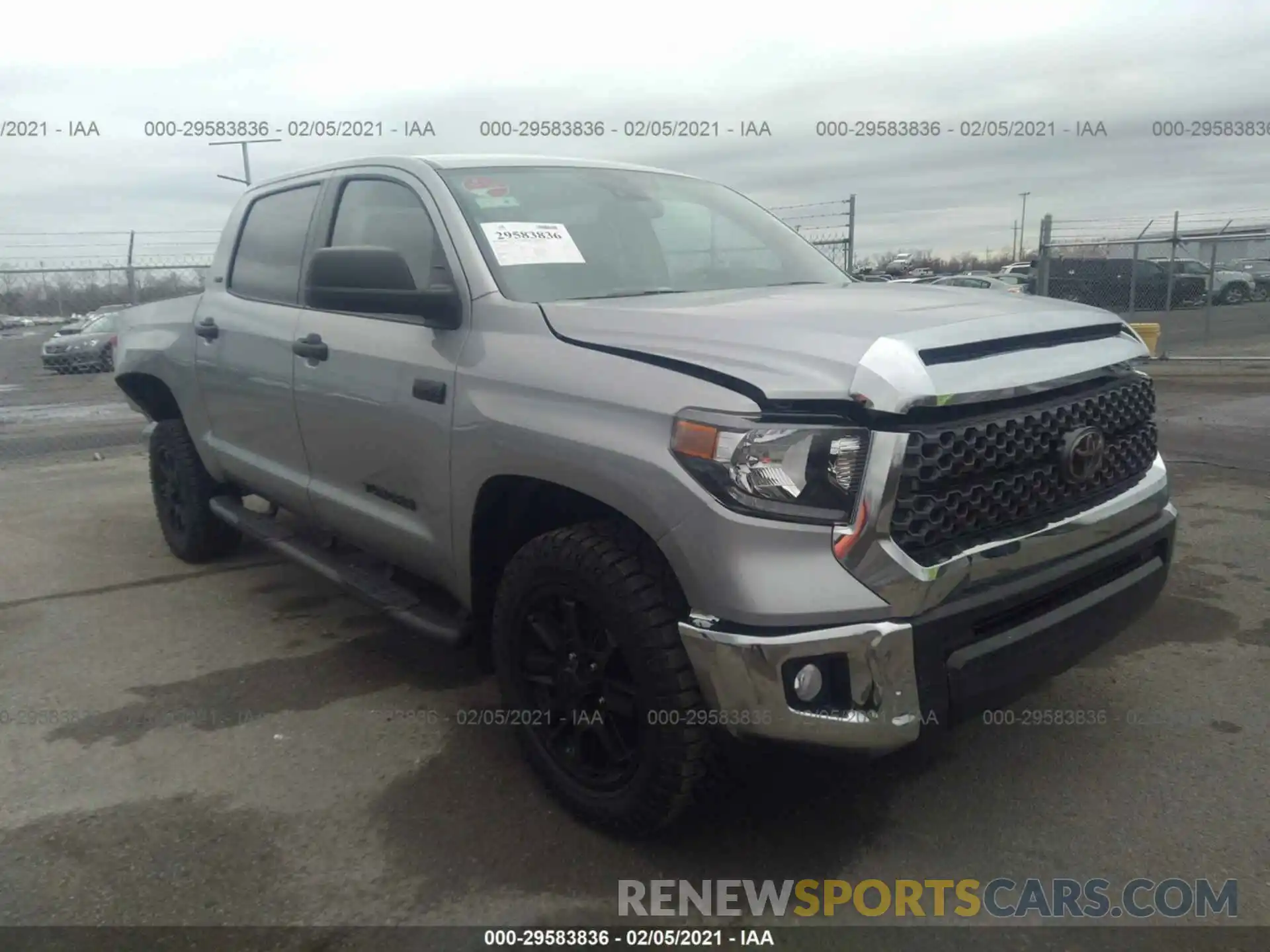 1 Photograph of a damaged car 5TFDY5F15MX964663 TOYOTA TUNDRA 4WD 2021