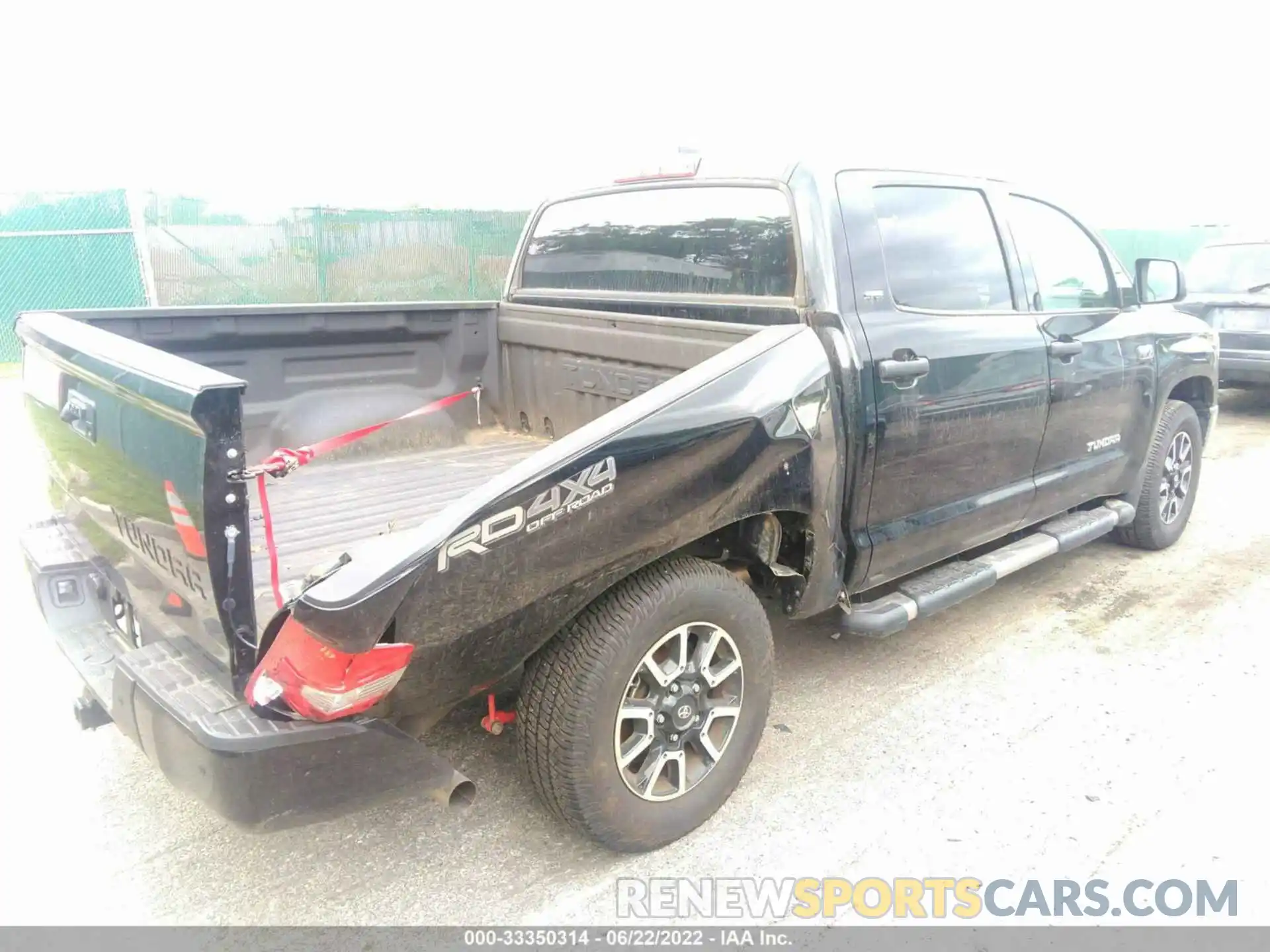 4 Фотография поврежденного автомобиля 5TFDY5F15MX994844 TOYOTA TUNDRA 4WD 2021