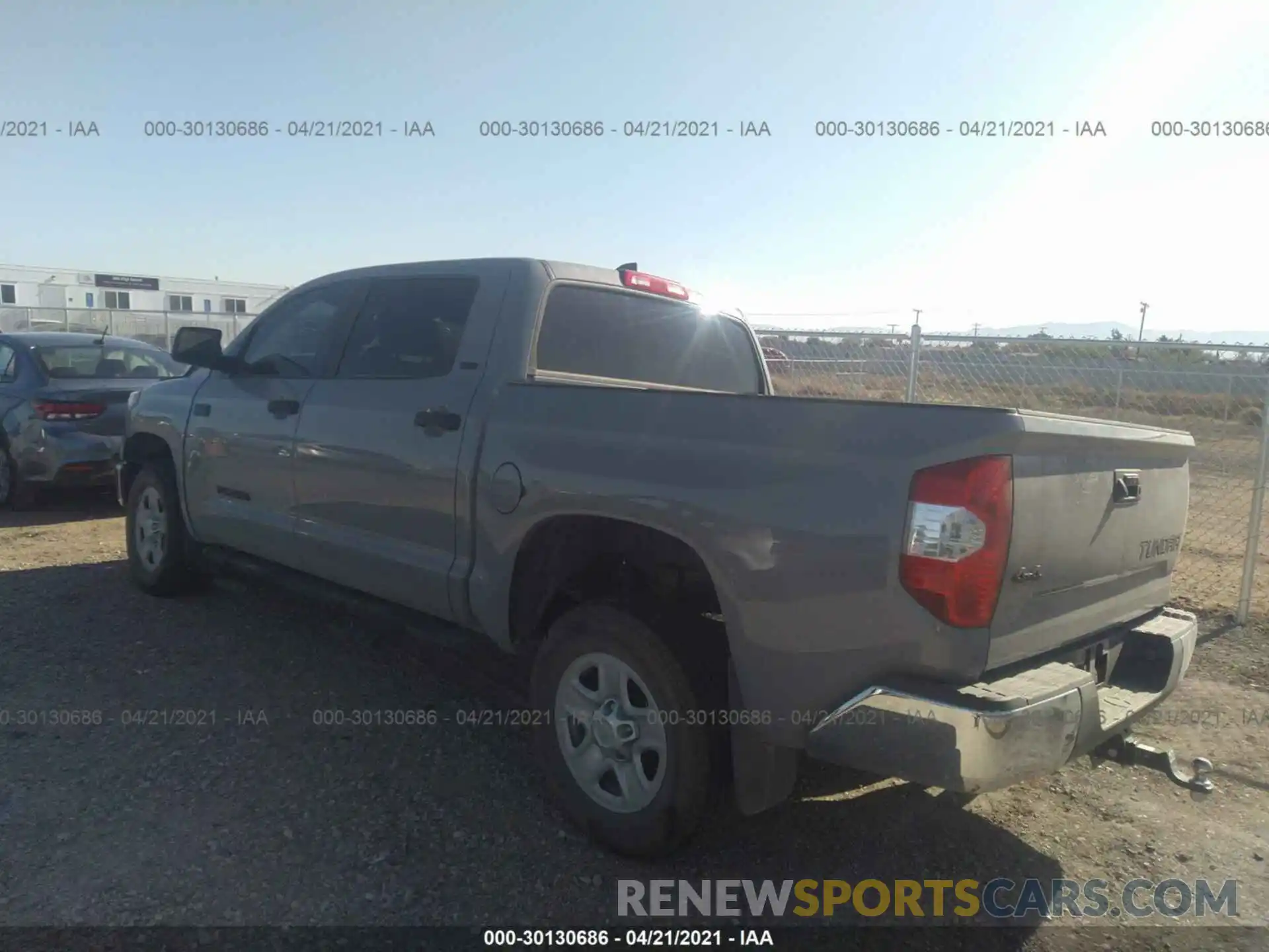 3 Photograph of a damaged car 5TFDY5F16MX001402 TOYOTA TUNDRA 4WD 2021