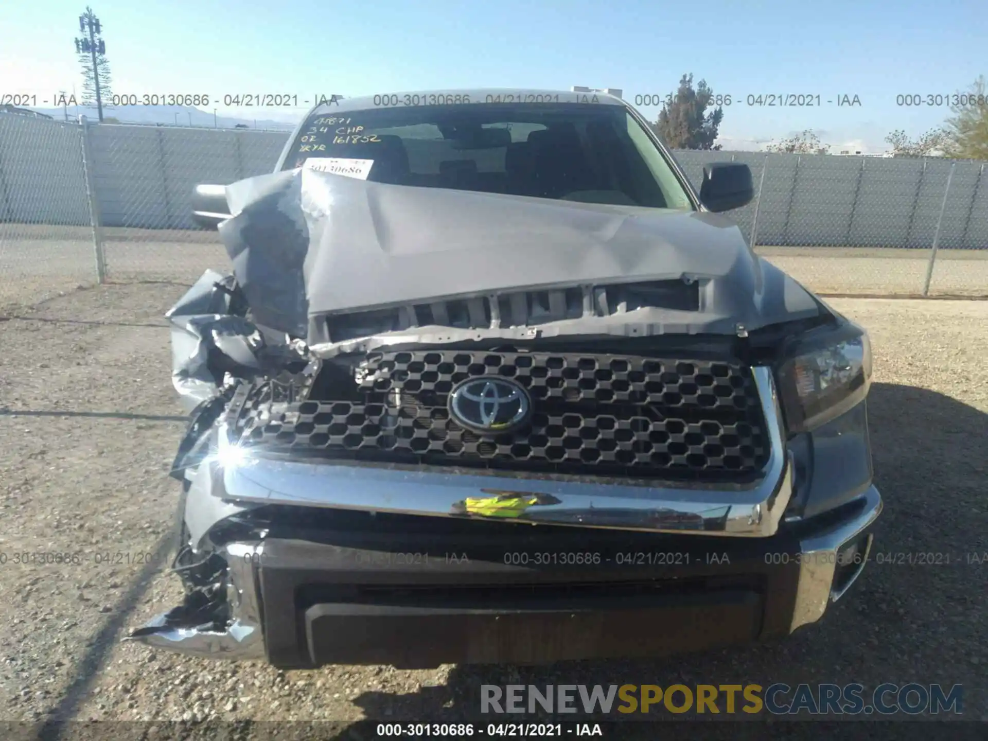 6 Photograph of a damaged car 5TFDY5F16MX001402 TOYOTA TUNDRA 4WD 2021