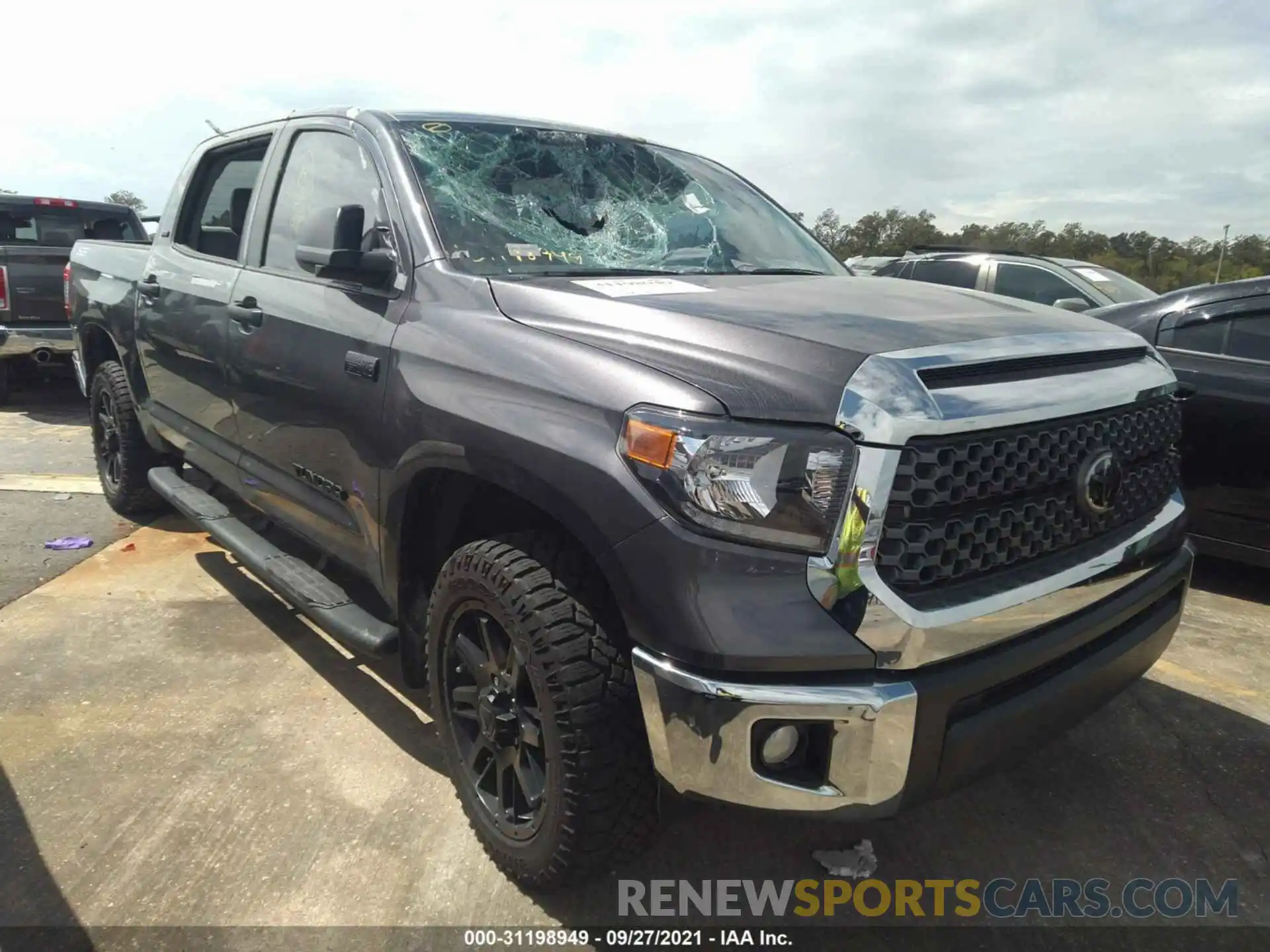 1 Photograph of a damaged car 5TFDY5F16MX956412 TOYOTA TUNDRA 4WD 2021