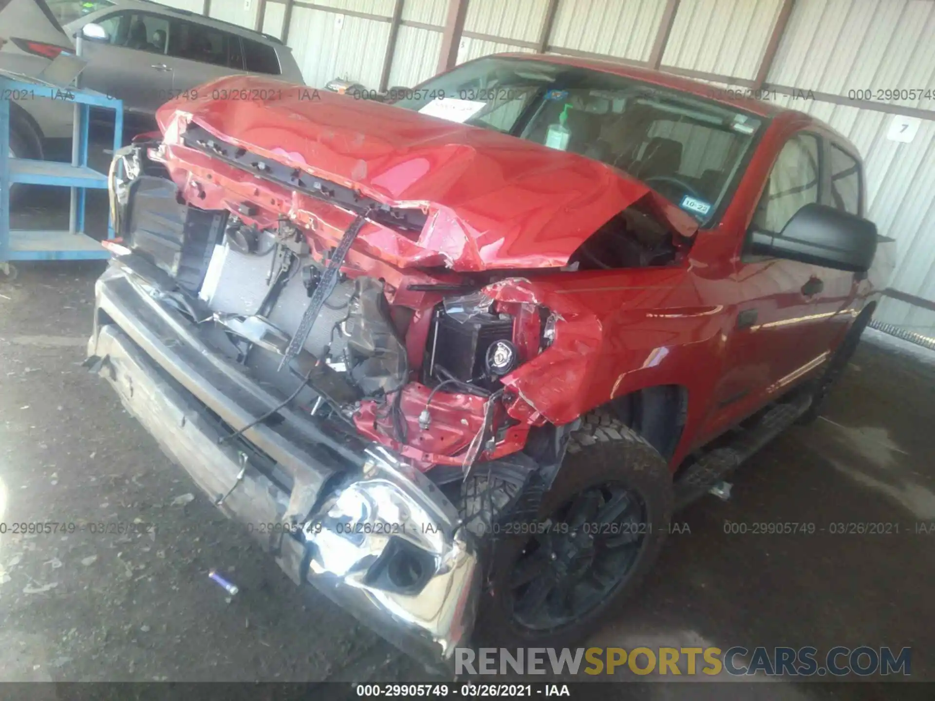 2 Photograph of a damaged car 5TFDY5F16MX966552 TOYOTA TUNDRA 4WD 2021