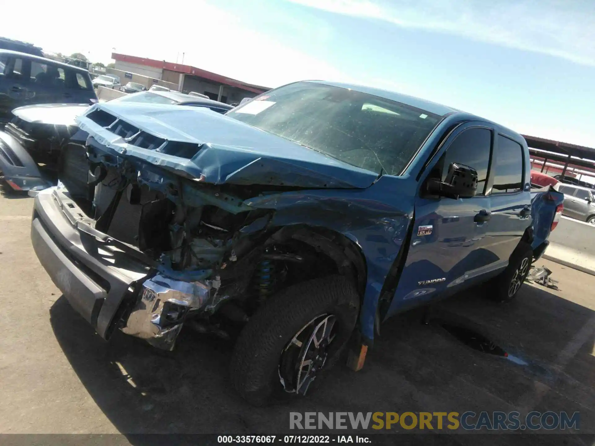 2 Photograph of a damaged car 5TFDY5F16MX994819 TOYOTA TUNDRA 4WD 2021