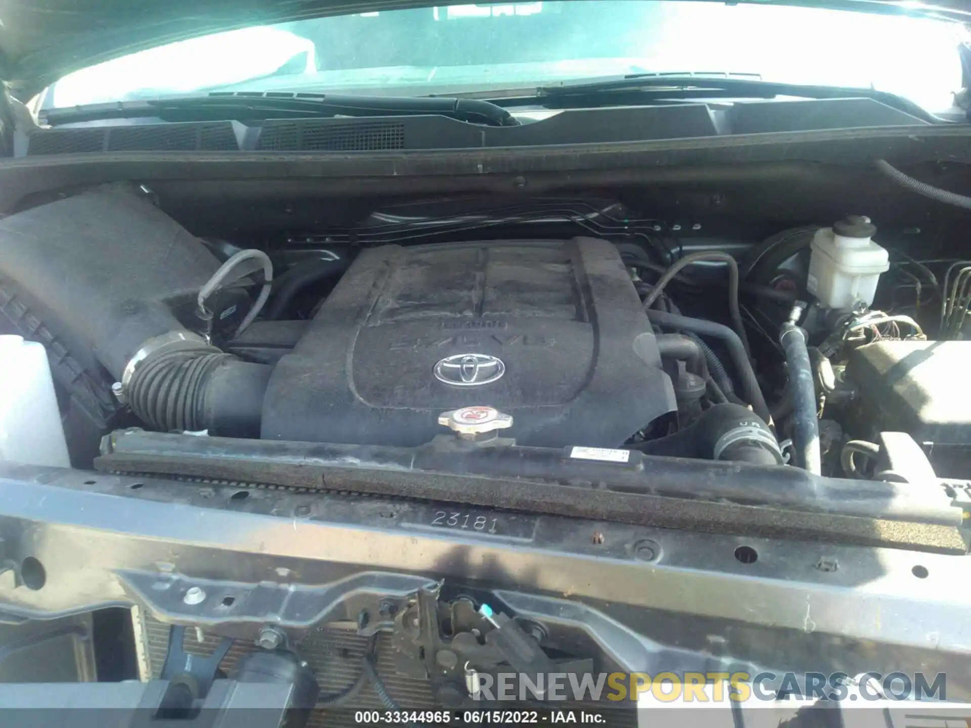 10 Photograph of a damaged car 5TFDY5F17MX007483 TOYOTA TUNDRA 4WD 2021