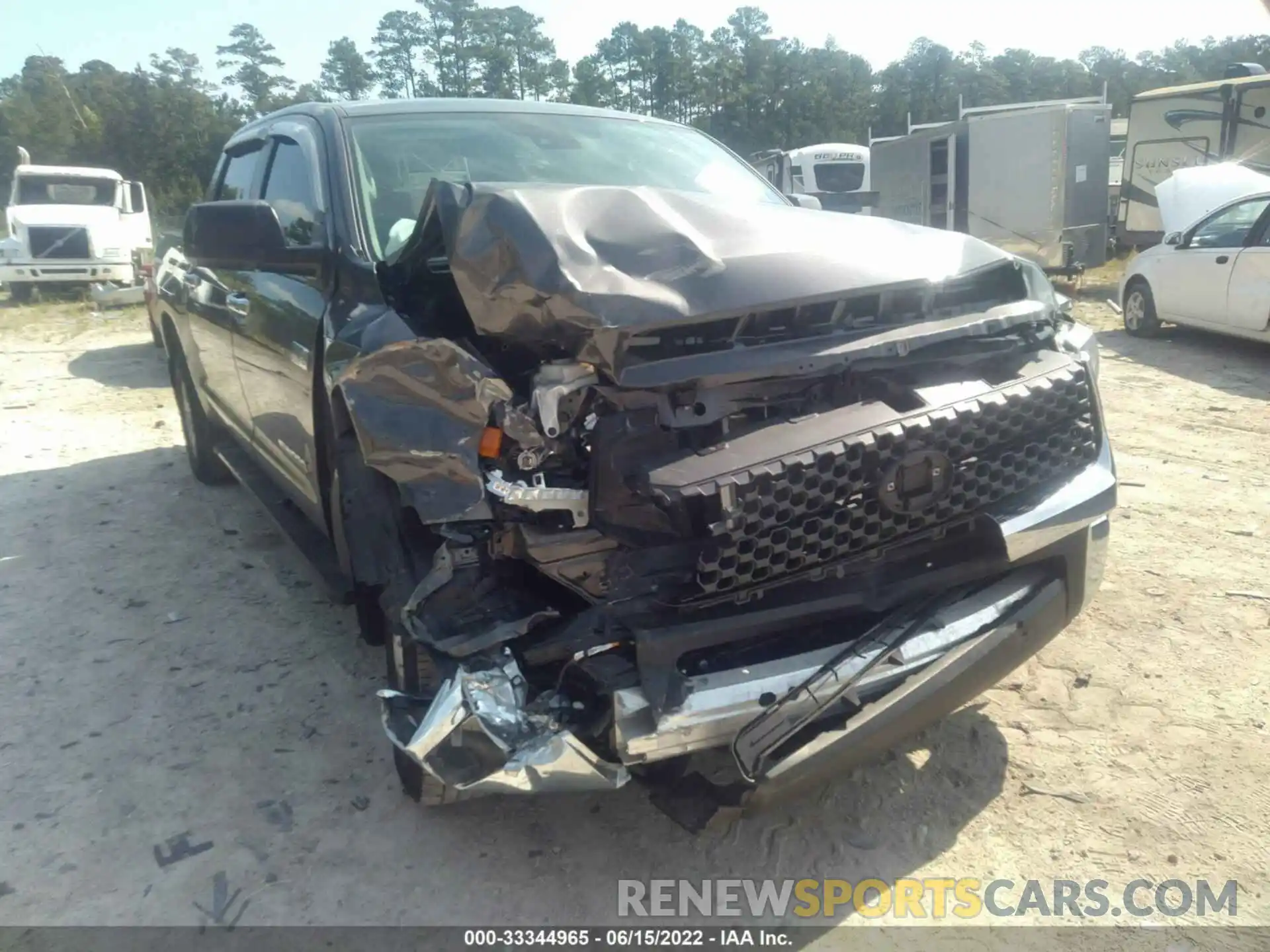 6 Photograph of a damaged car 5TFDY5F17MX007483 TOYOTA TUNDRA 4WD 2021