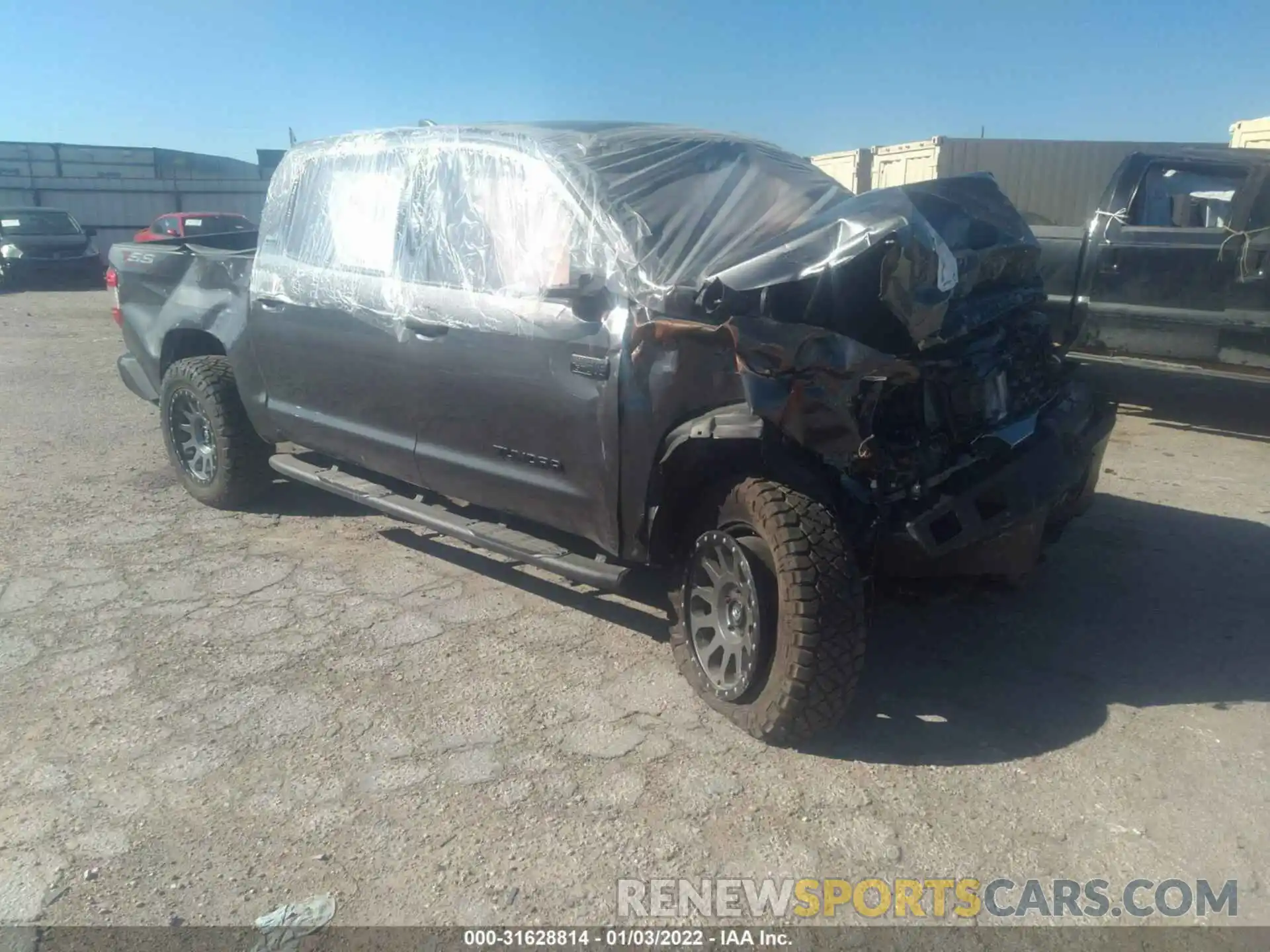 1 Photograph of a damaged car 5TFDY5F17MX959898 TOYOTA TUNDRA 4WD 2021