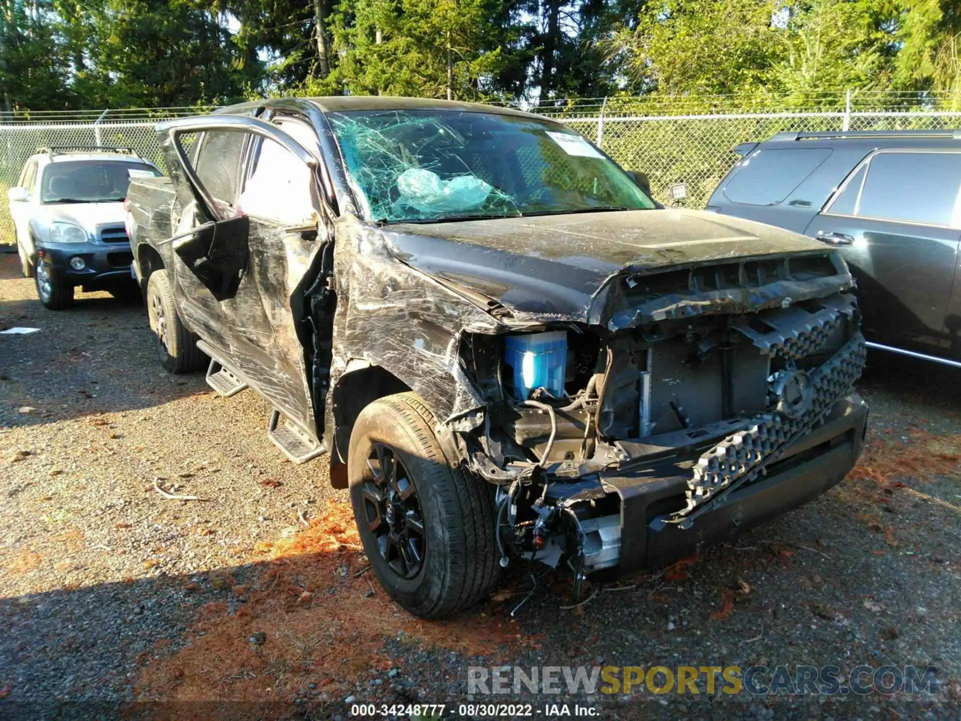 1 Photograph of a damaged car 5TFDY5F17MX984350 TOYOTA TUNDRA 4WD 2021