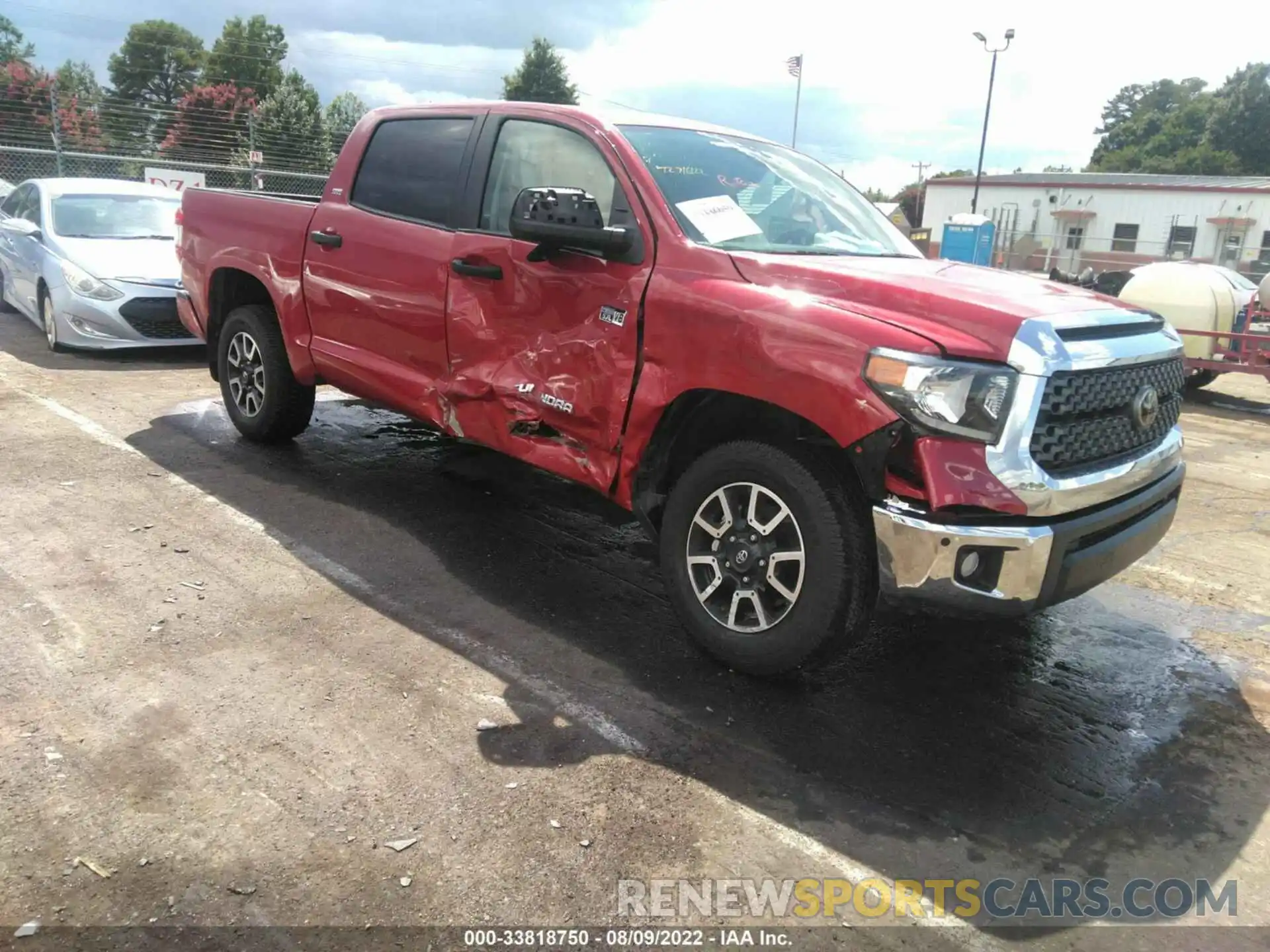 1 Photograph of a damaged car 5TFDY5F17MX996787 TOYOTA TUNDRA 4WD 2021