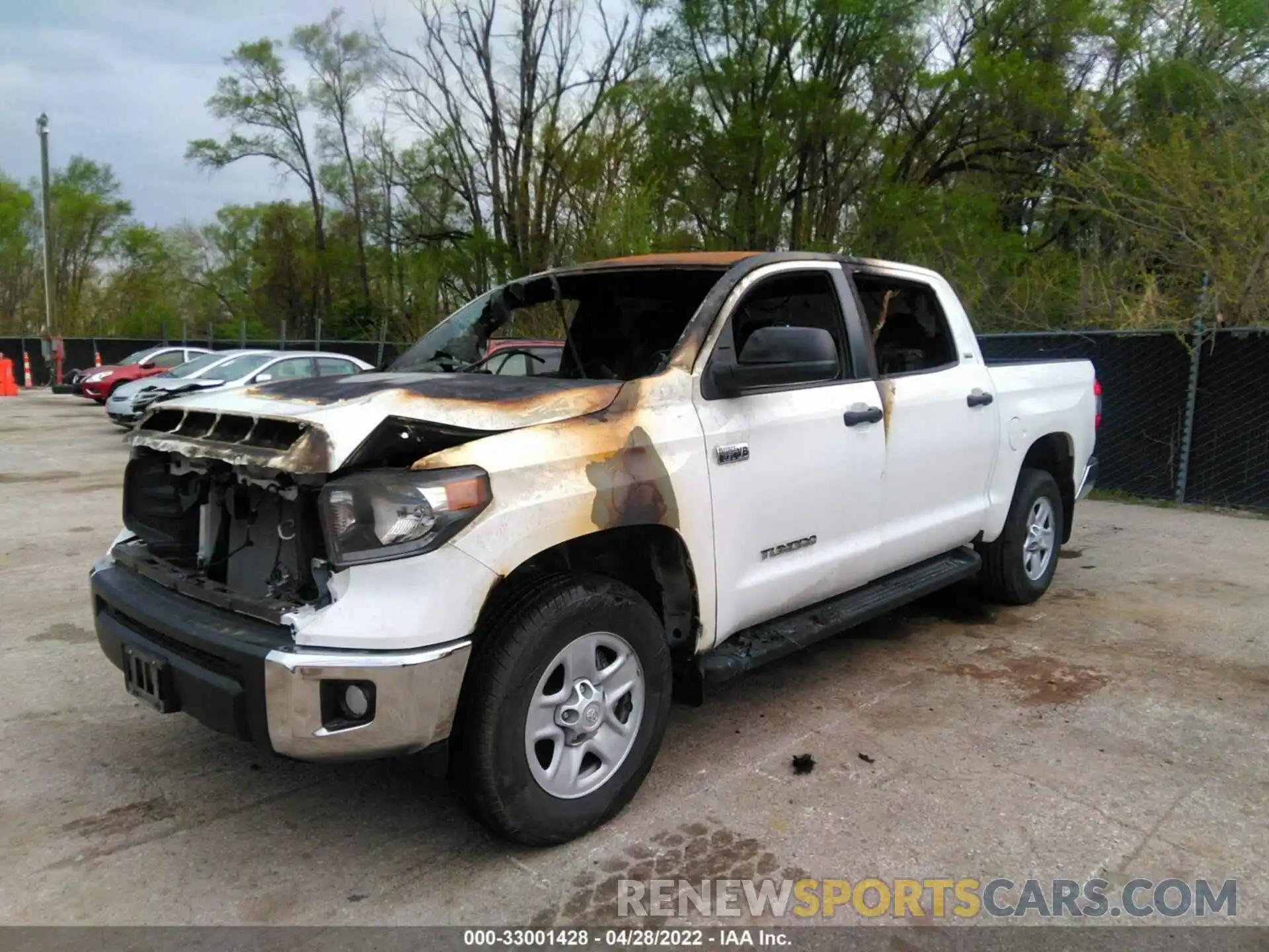 2 Photograph of a damaged car 5TFDY5F18MX013082 TOYOTA TUNDRA 4WD 2021