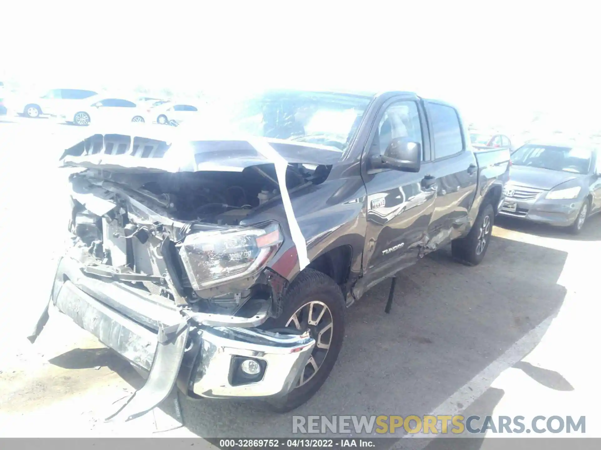 2 Photograph of a damaged car 5TFDY5F18MX974796 TOYOTA TUNDRA 4WD 2021