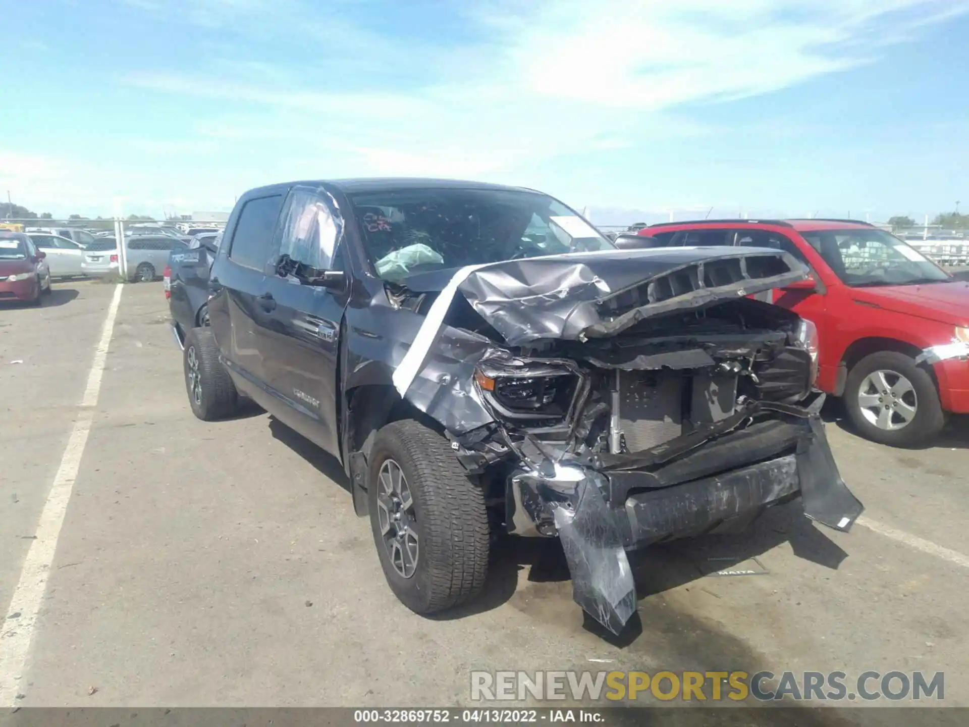 6 Photograph of a damaged car 5TFDY5F18MX974796 TOYOTA TUNDRA 4WD 2021