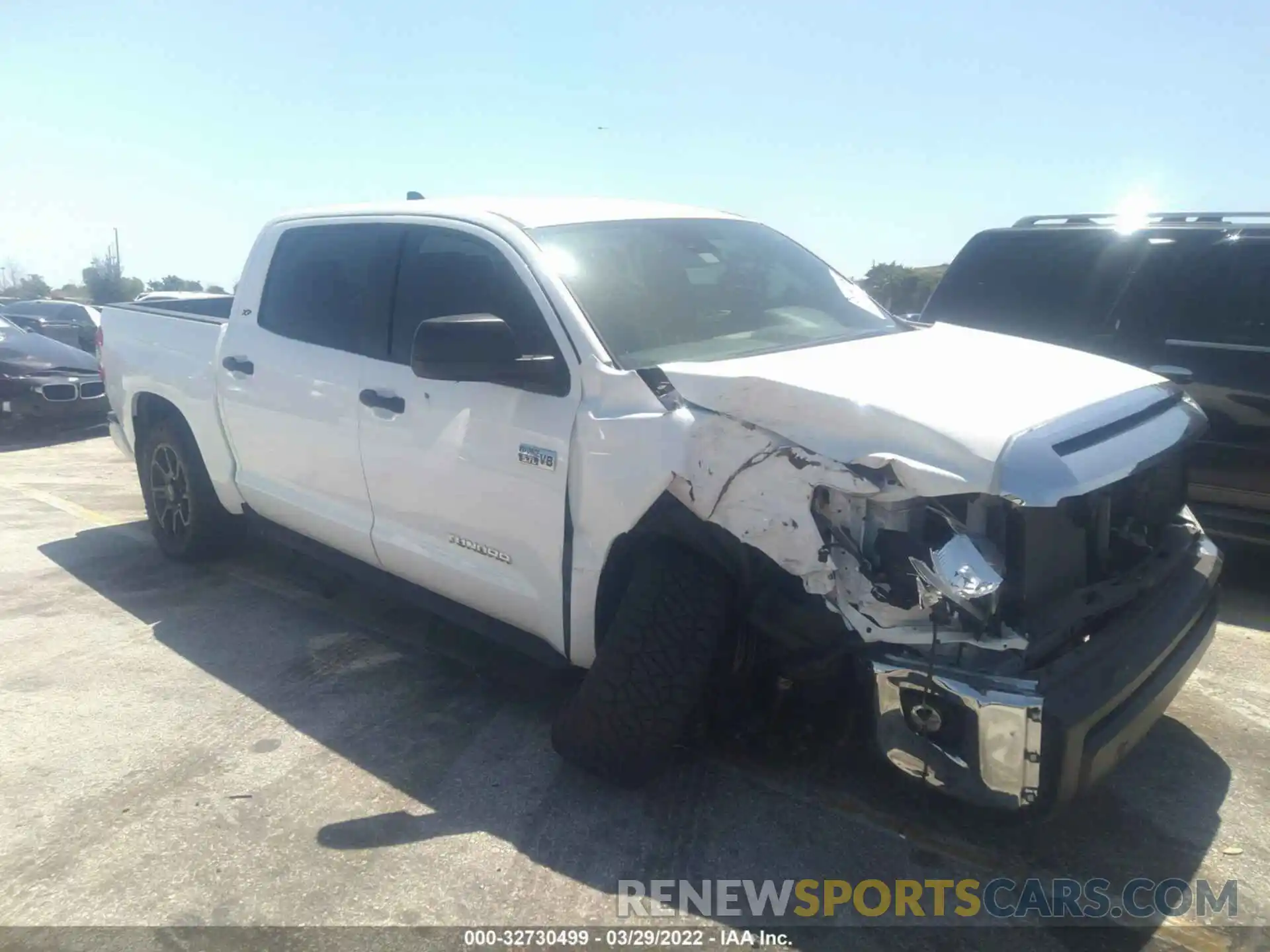 1 Photograph of a damaged car 5TFDY5F18MX998726 TOYOTA TUNDRA 4WD 2021