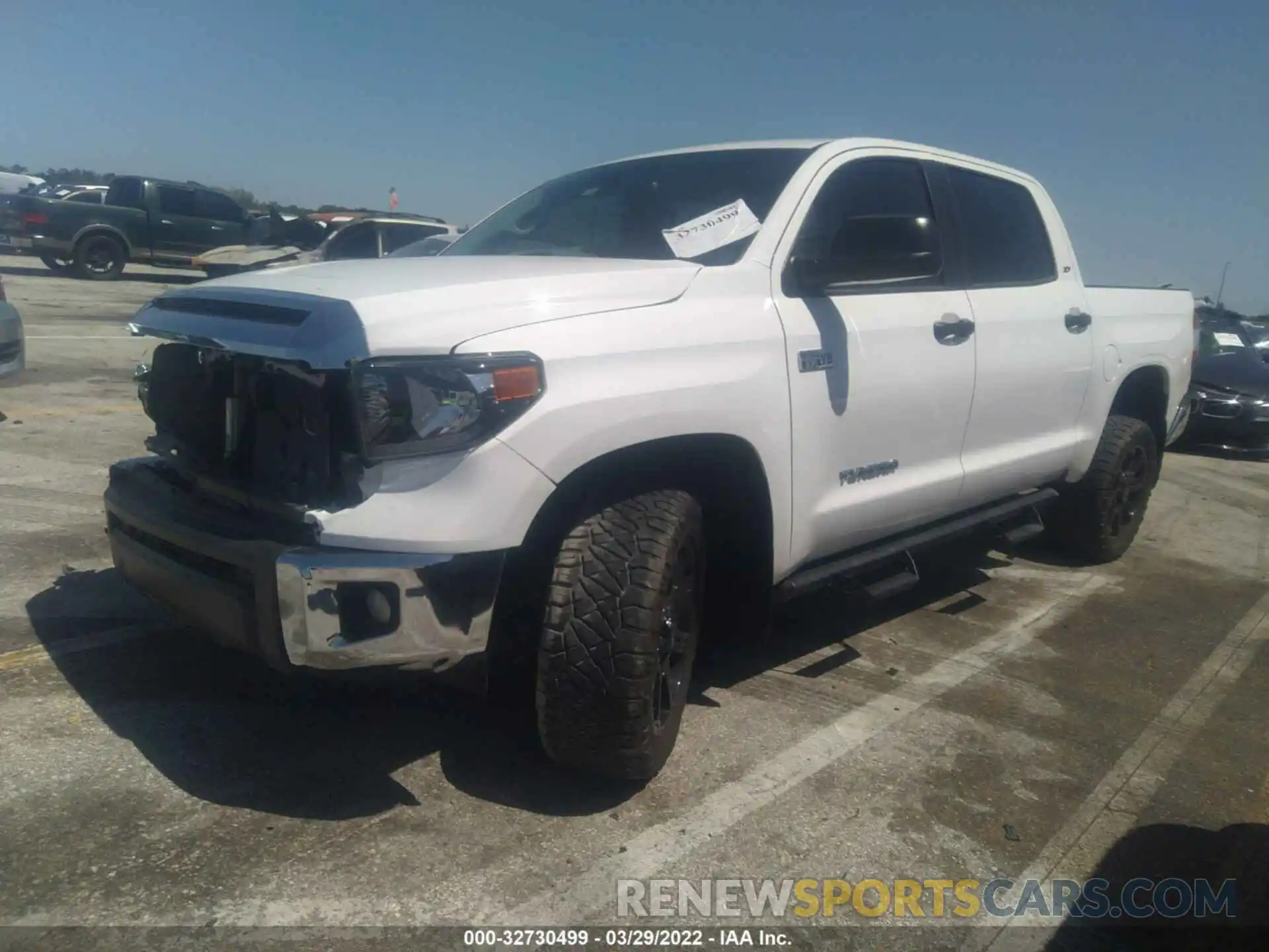 2 Фотография поврежденного автомобиля 5TFDY5F18MX998726 TOYOTA TUNDRA 4WD 2021