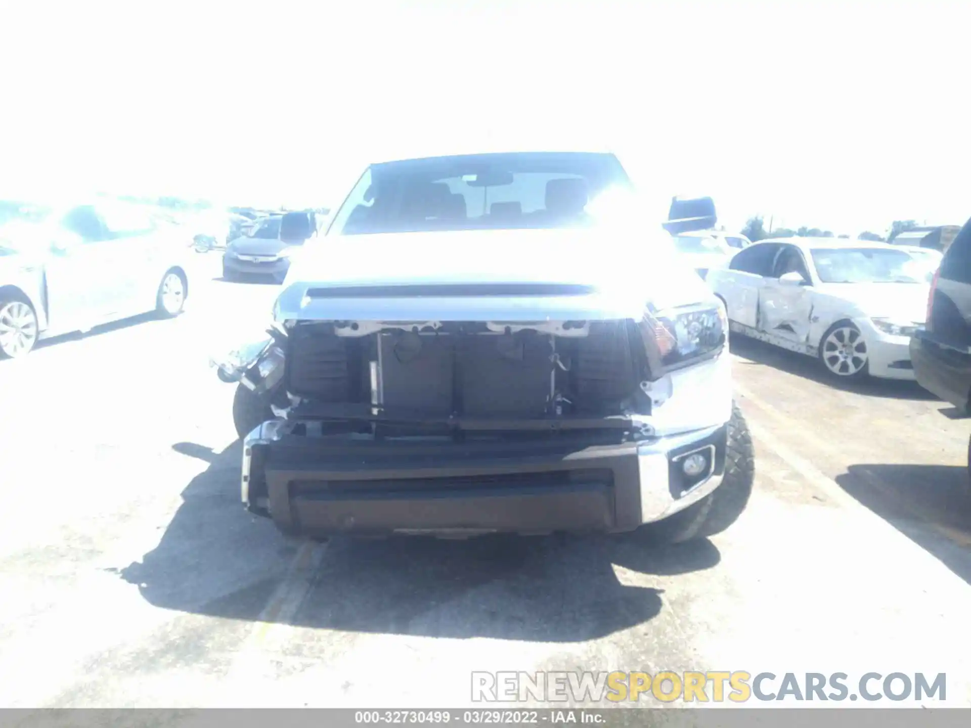 6 Photograph of a damaged car 5TFDY5F18MX998726 TOYOTA TUNDRA 4WD 2021