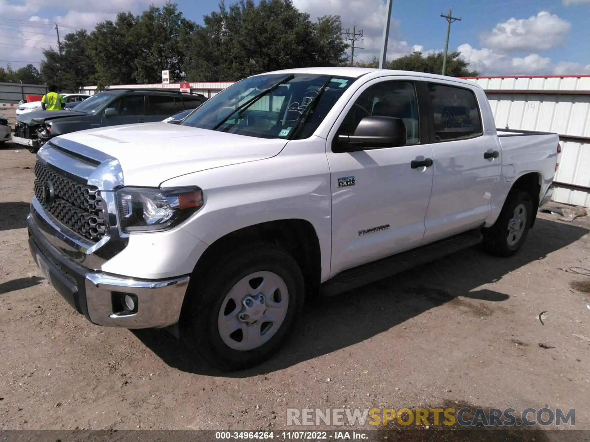 2 Photograph of a damaged car 5TFDY5F19MX018968 TOYOTA TUNDRA 4WD 2021