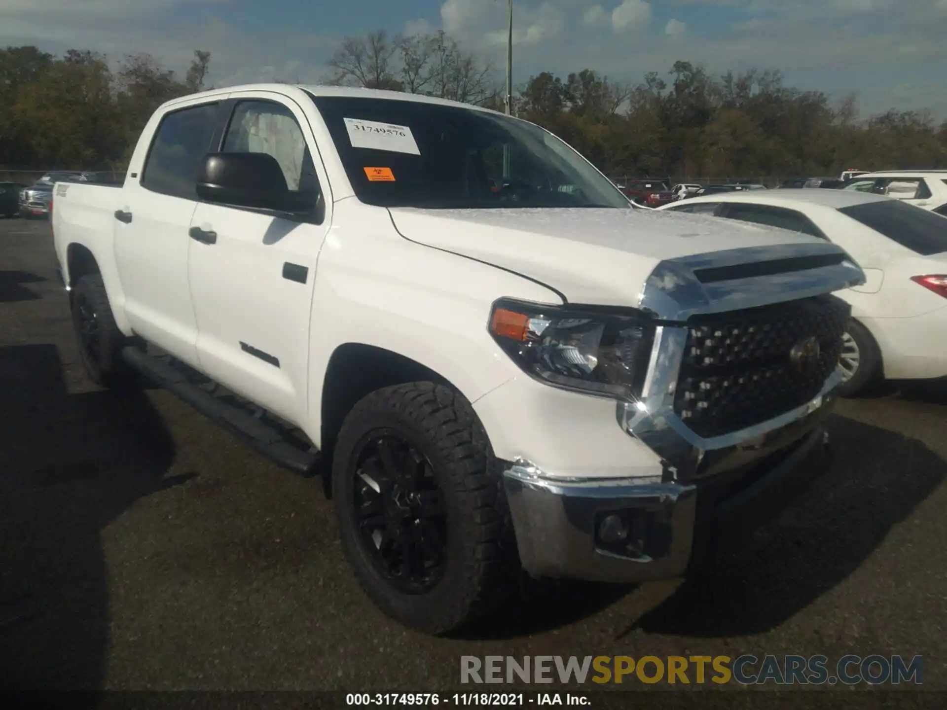 1 Photograph of a damaged car 5TFDY5F19MX037424 TOYOTA TUNDRA 4WD 2021