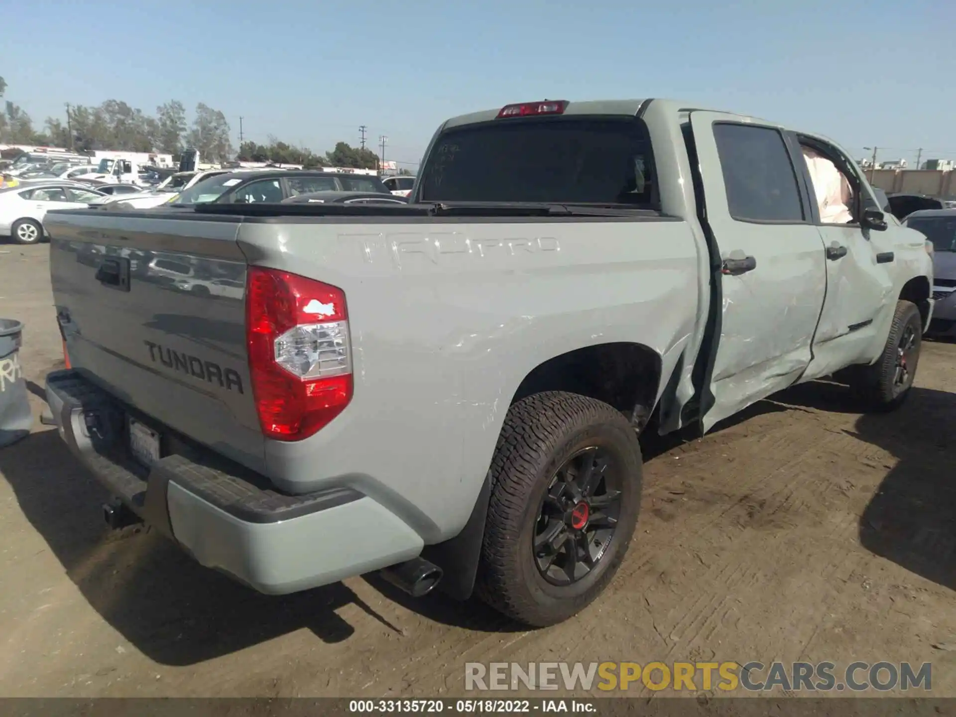 4 Photograph of a damaged car 5TFDY5F19MX047970 TOYOTA TUNDRA 4WD 2021