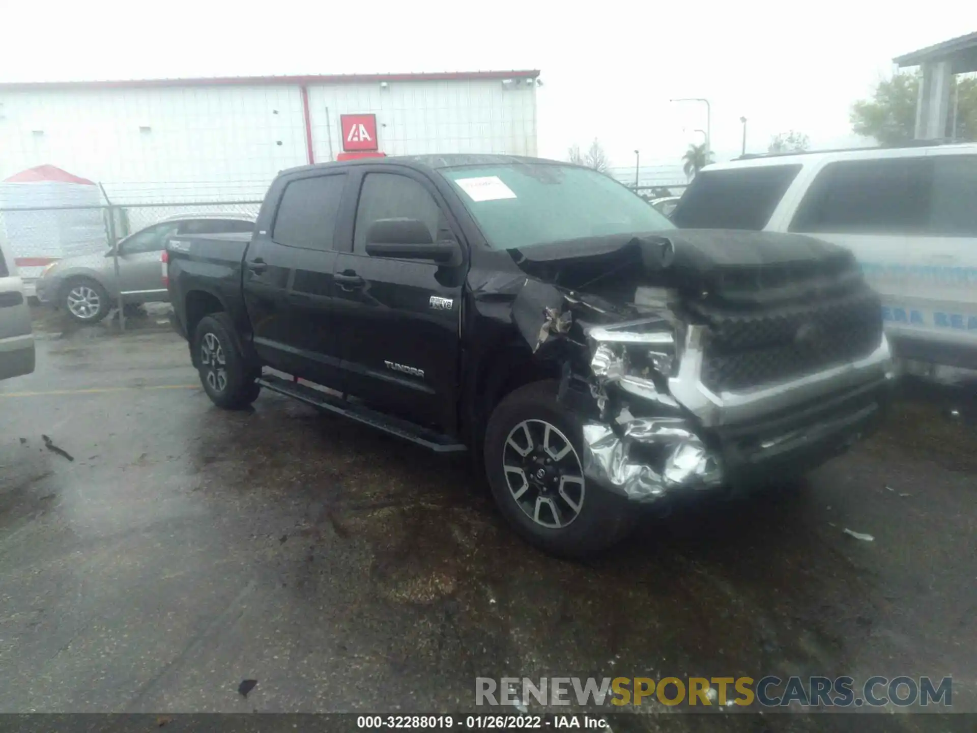 1 Photograph of a damaged car 5TFDY5F19MX983765 TOYOTA TUNDRA 4WD 2021