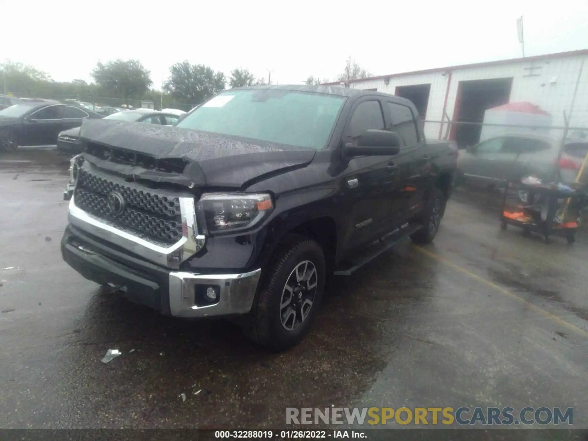 2 Photograph of a damaged car 5TFDY5F19MX983765 TOYOTA TUNDRA 4WD 2021