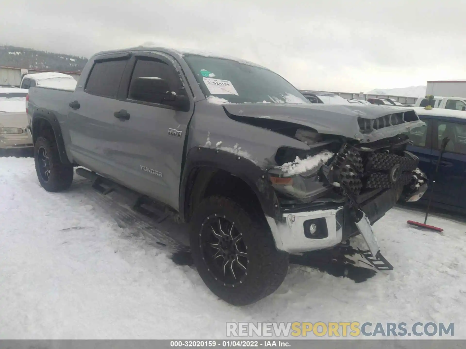 1 Photograph of a damaged car 5TFDY5F19MX991817 TOYOTA TUNDRA 4WD 2021